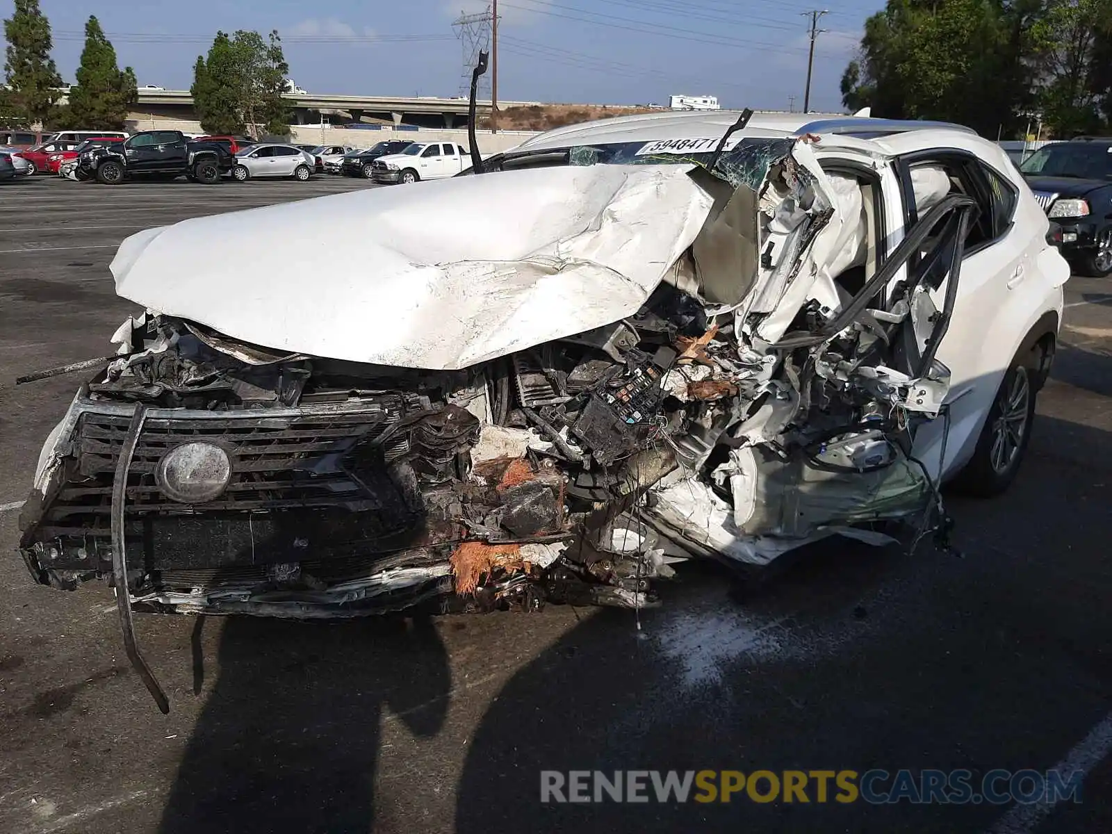 2 Photograph of a damaged car JTJYARBZ0K2130364 LEXUS NX 2019