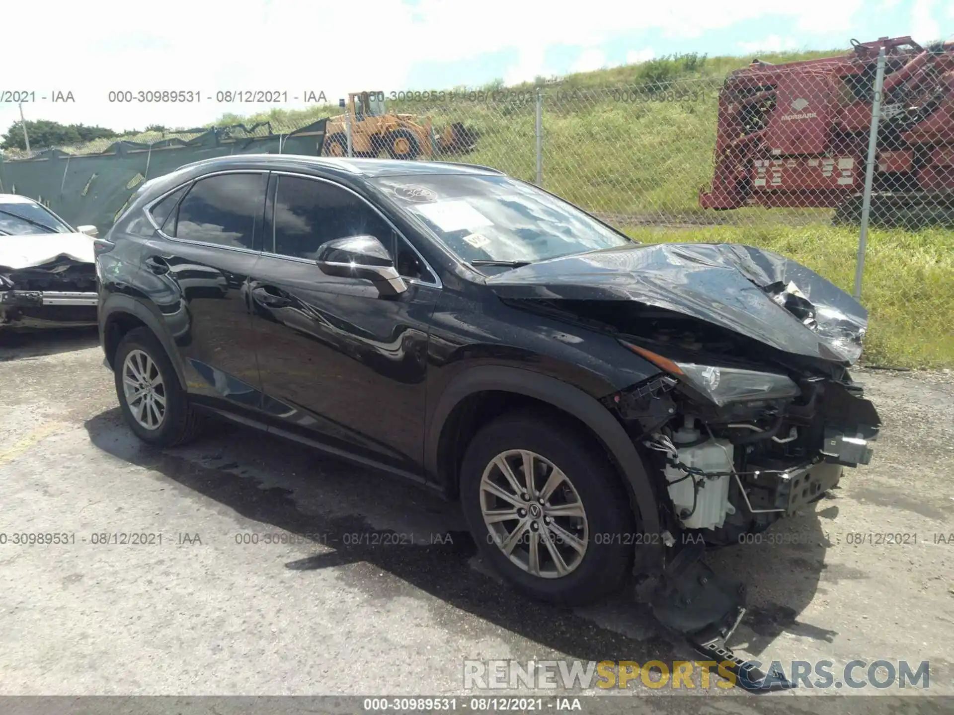 1 Photograph of a damaged car JTJYARBZ0K2130378 LEXUS NX 2019