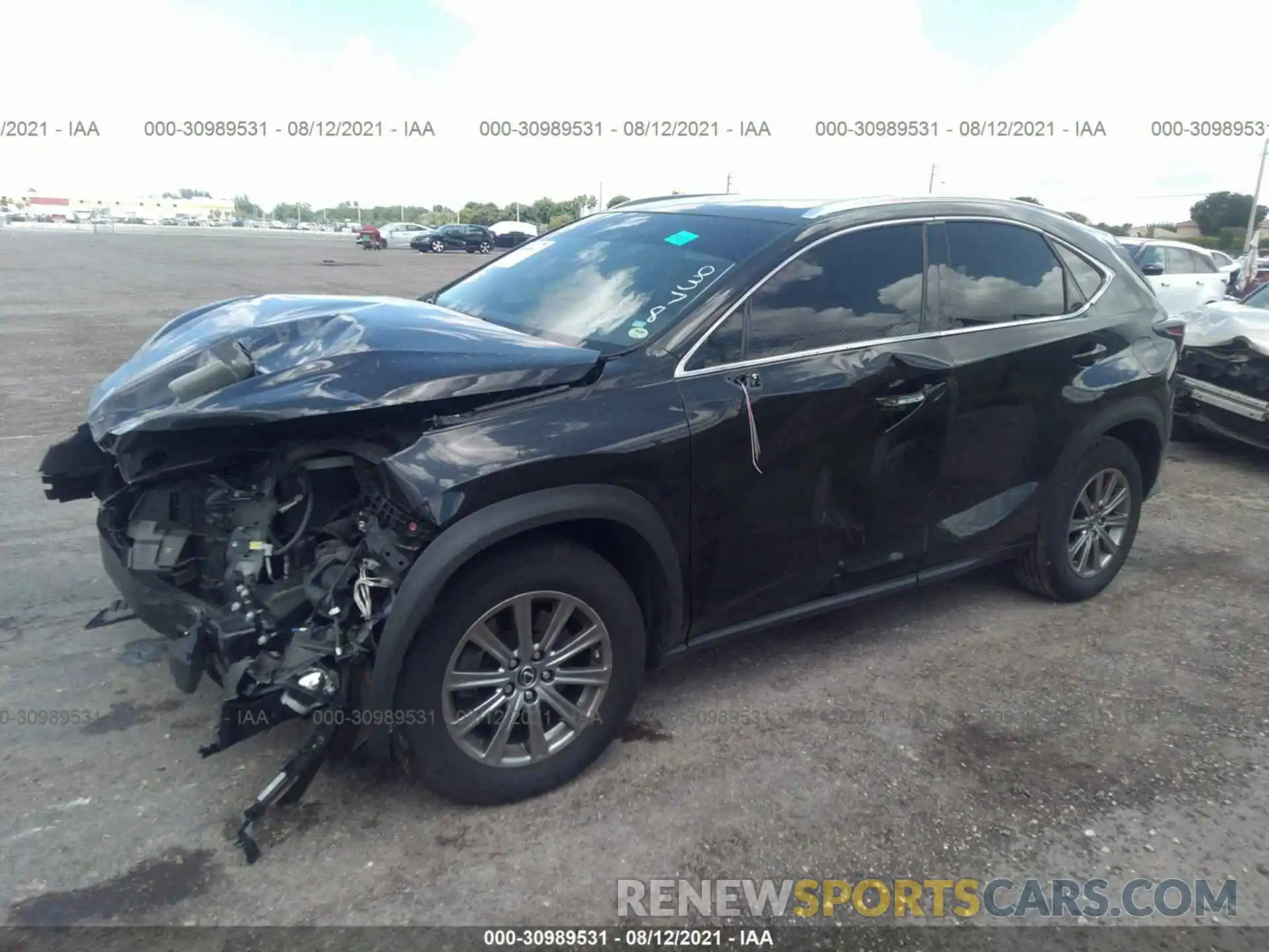 2 Photograph of a damaged car JTJYARBZ0K2130378 LEXUS NX 2019