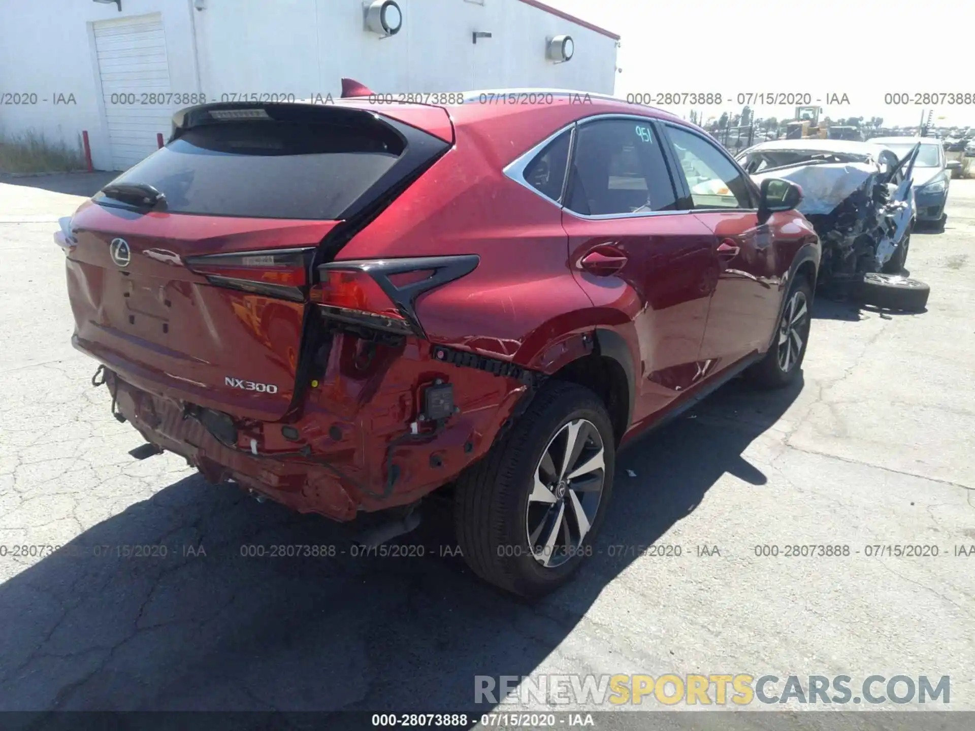 4 Photograph of a damaged car JTJYARBZ0K2131644 LEXUS NX 2019