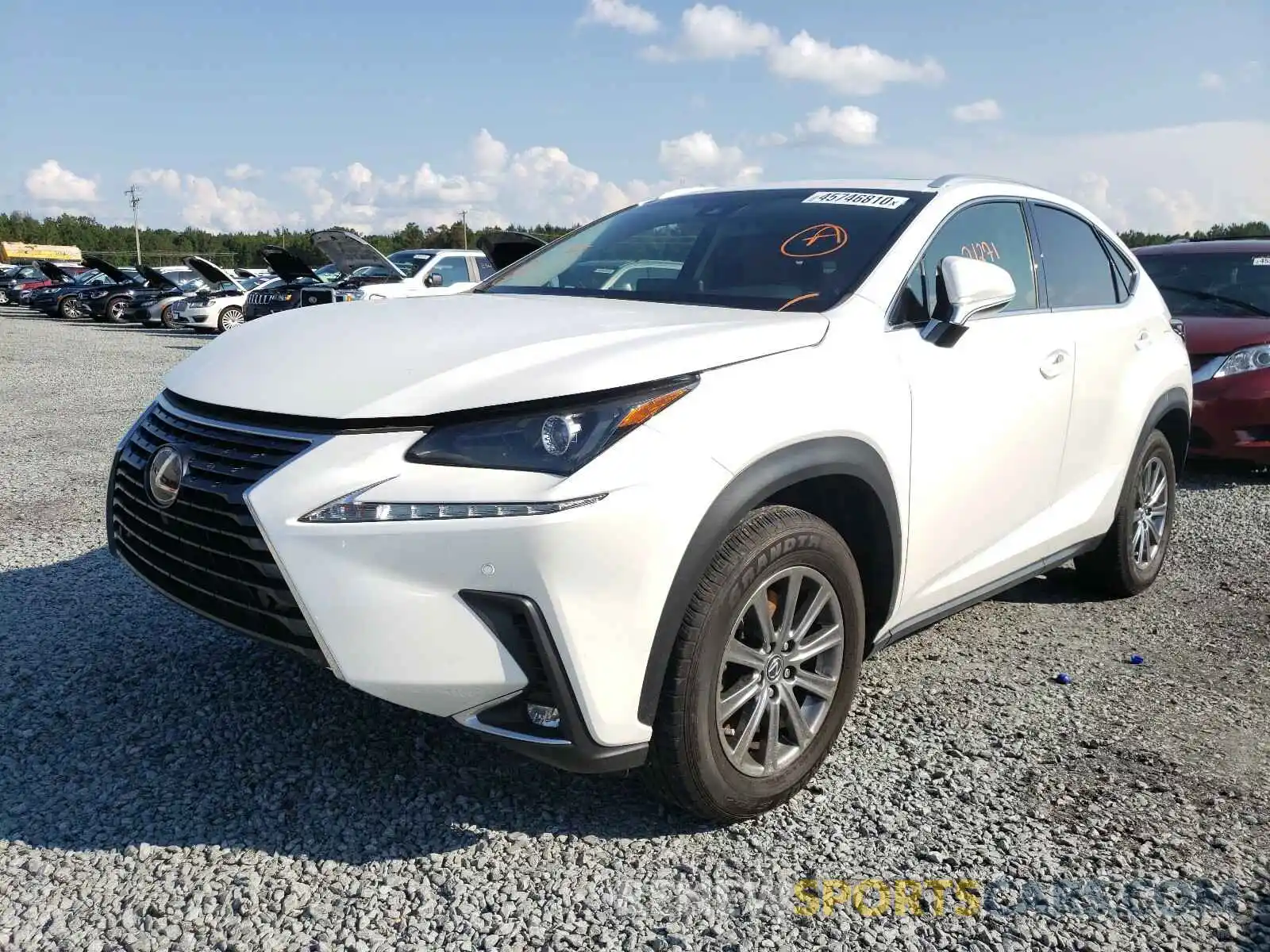 2 Фотография поврежденного автомобиля JTJYARBZ0K2132390 LEXUS NX 2019