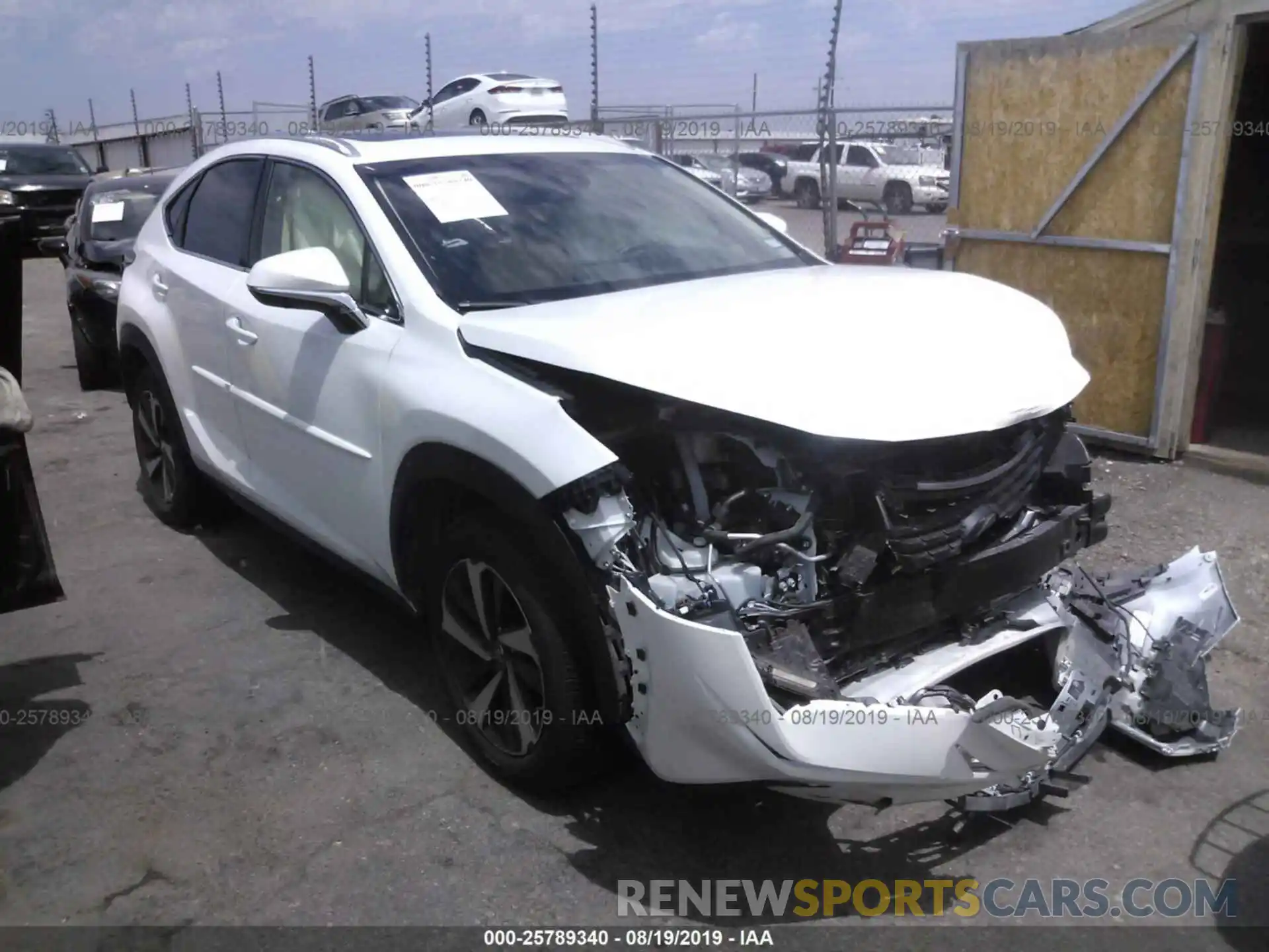 1 Photograph of a damaged car JTJYARBZ0K2132485 LEXUS NX 2019