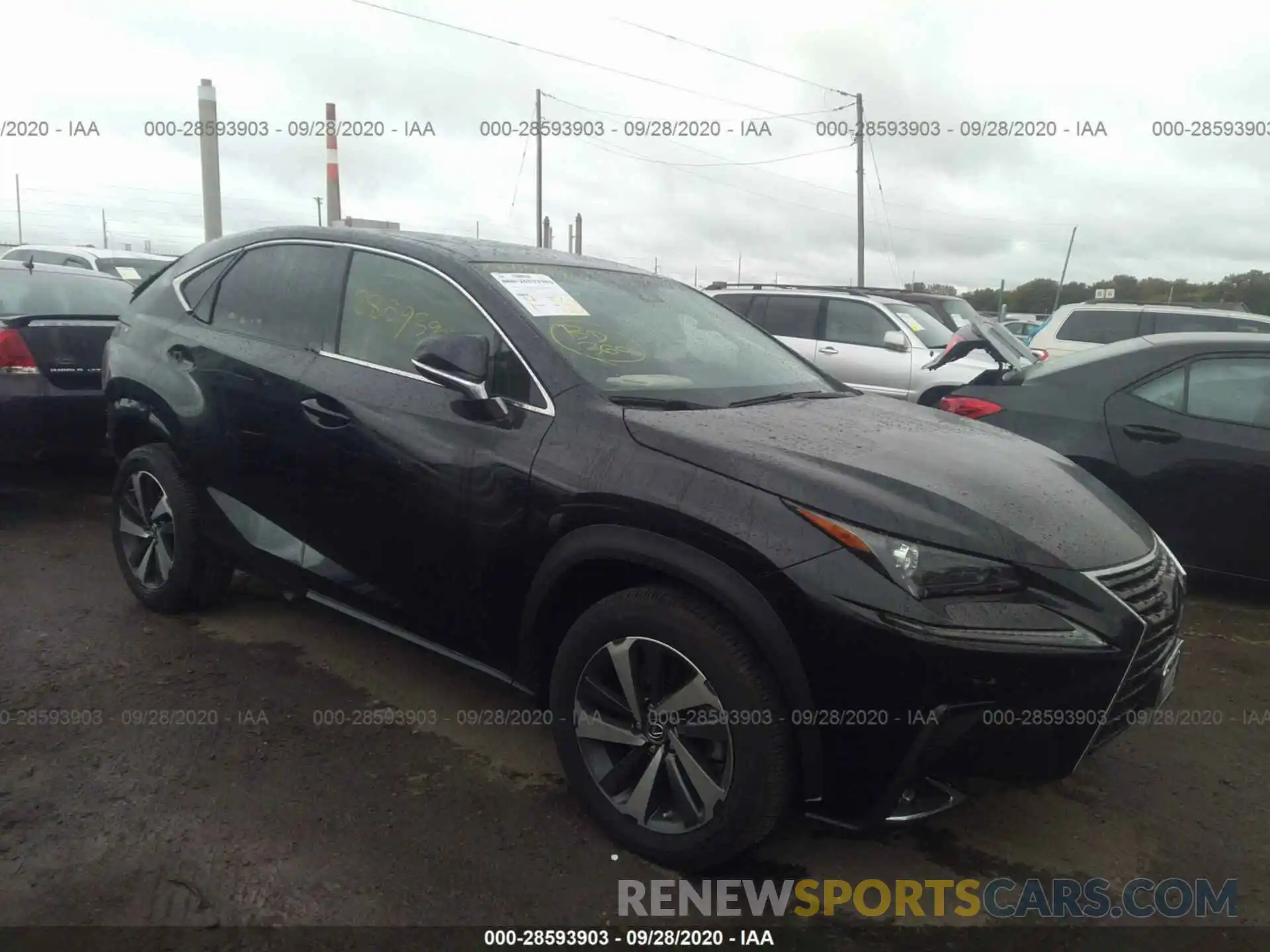 1 Photograph of a damaged car JTJYARBZ0K2132955 LEXUS NX 2019