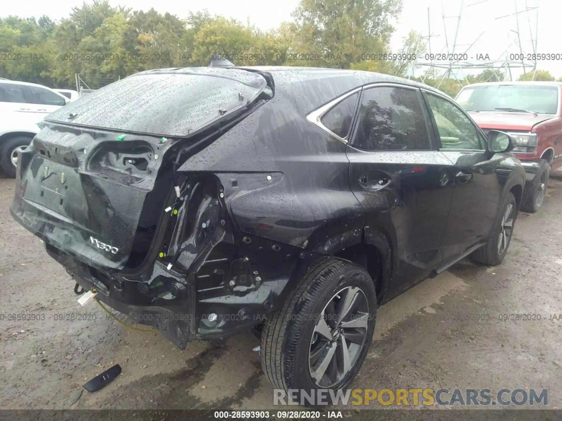 4 Фотография поврежденного автомобиля JTJYARBZ0K2132955 LEXUS NX 2019