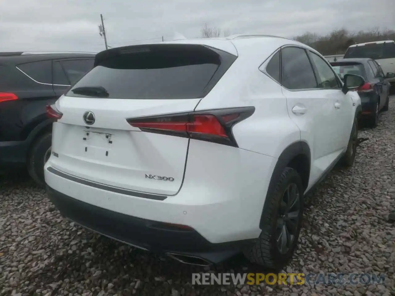 4 Фотография поврежденного автомобиля JTJYARBZ0K2134530 LEXUS NX 2019