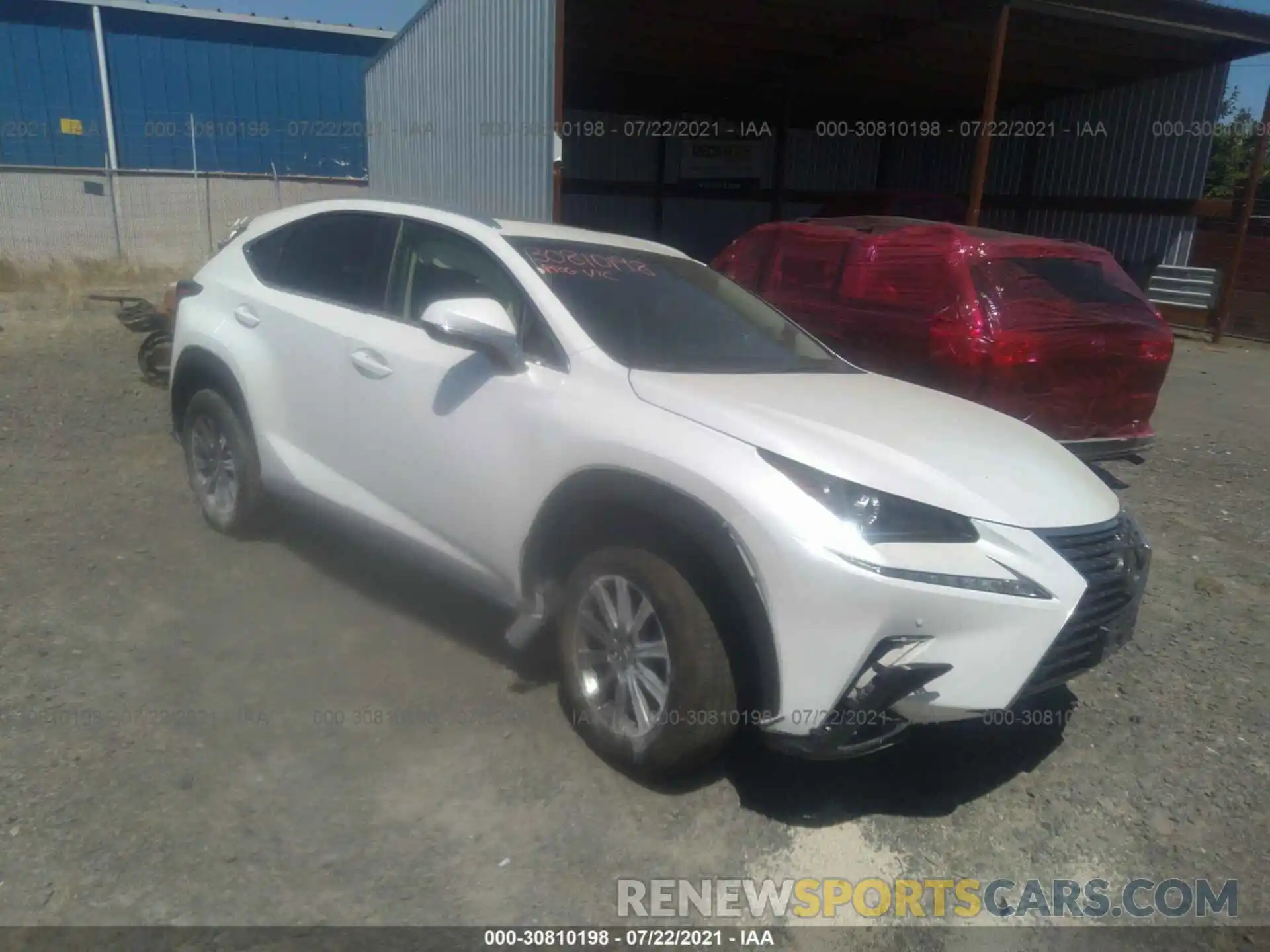 1 Photograph of a damaged car JTJYARBZ0K2134558 LEXUS NX 2019