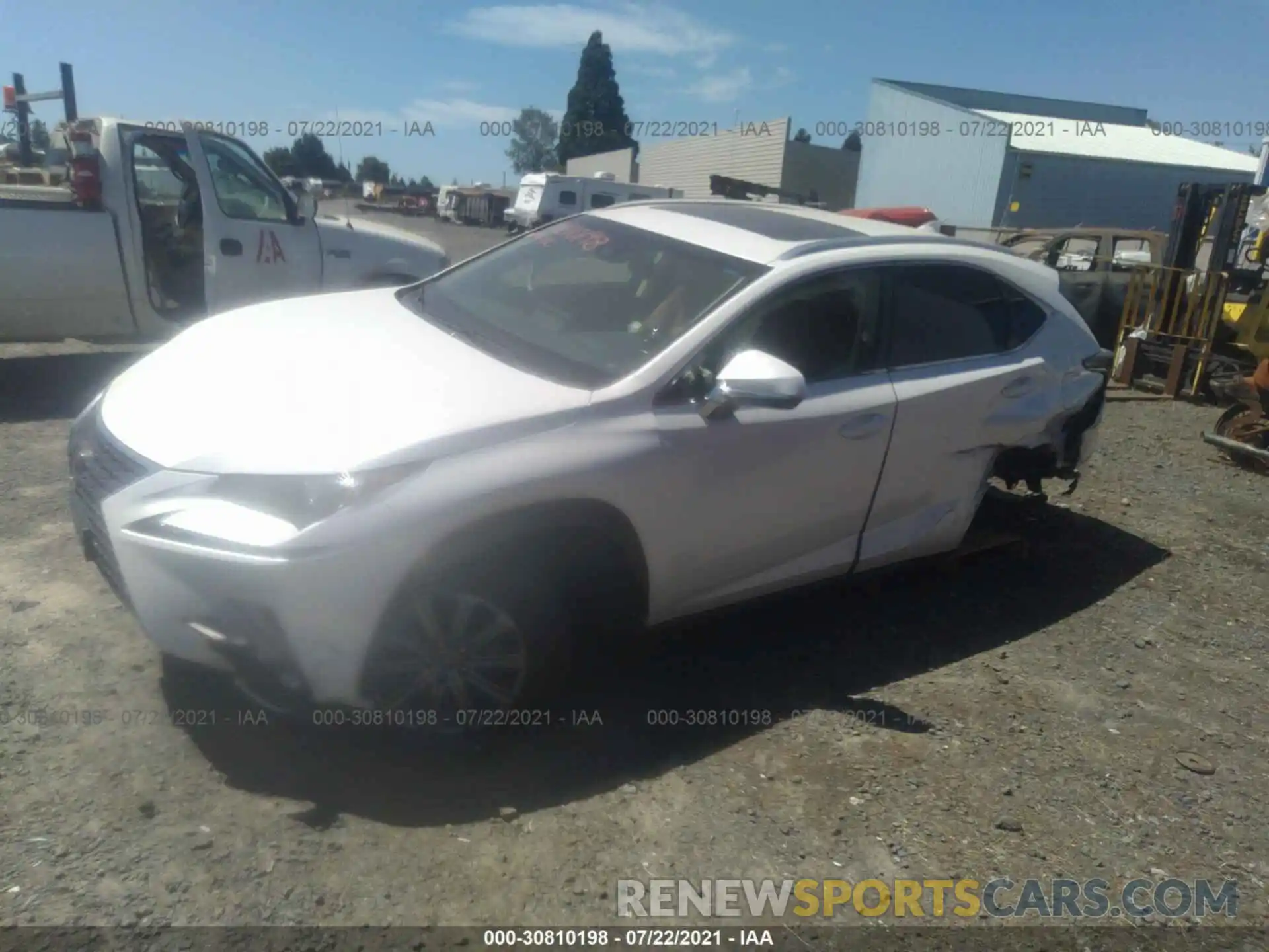 2 Photograph of a damaged car JTJYARBZ0K2134558 LEXUS NX 2019