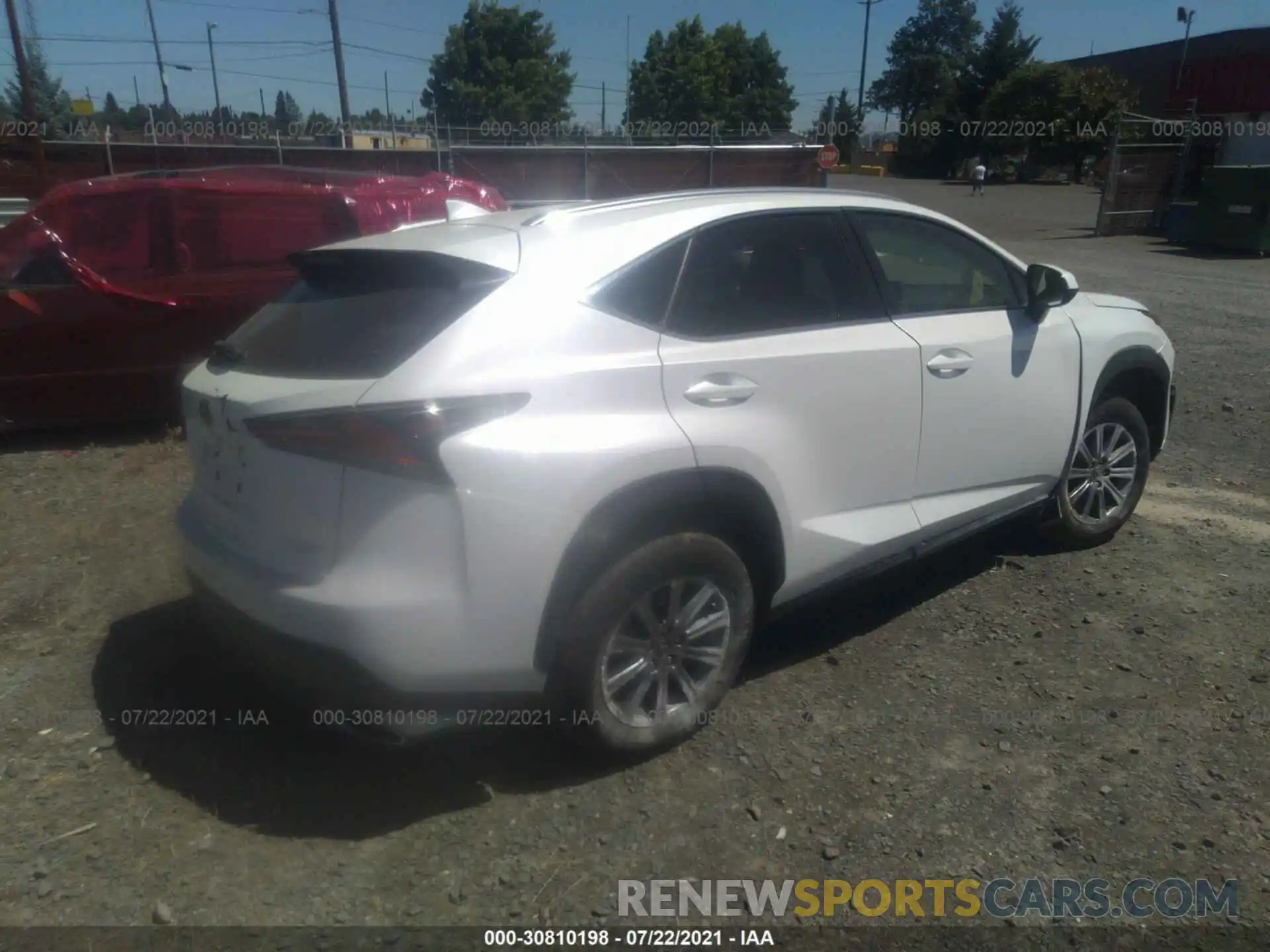 4 Фотография поврежденного автомобиля JTJYARBZ0K2134558 LEXUS NX 2019