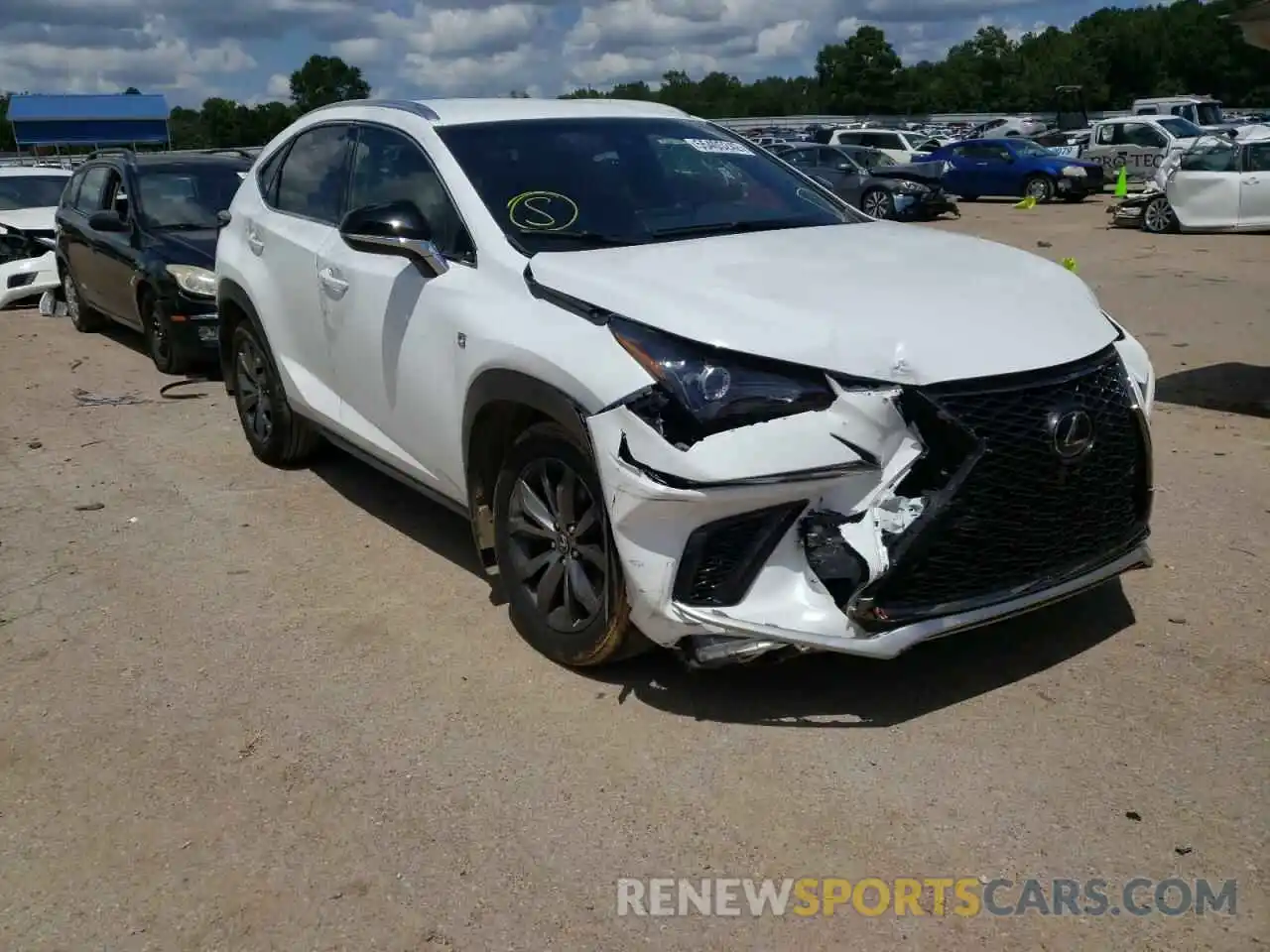 1 Photograph of a damaged car JTJYARBZ0K2136536 LEXUS NX 2019