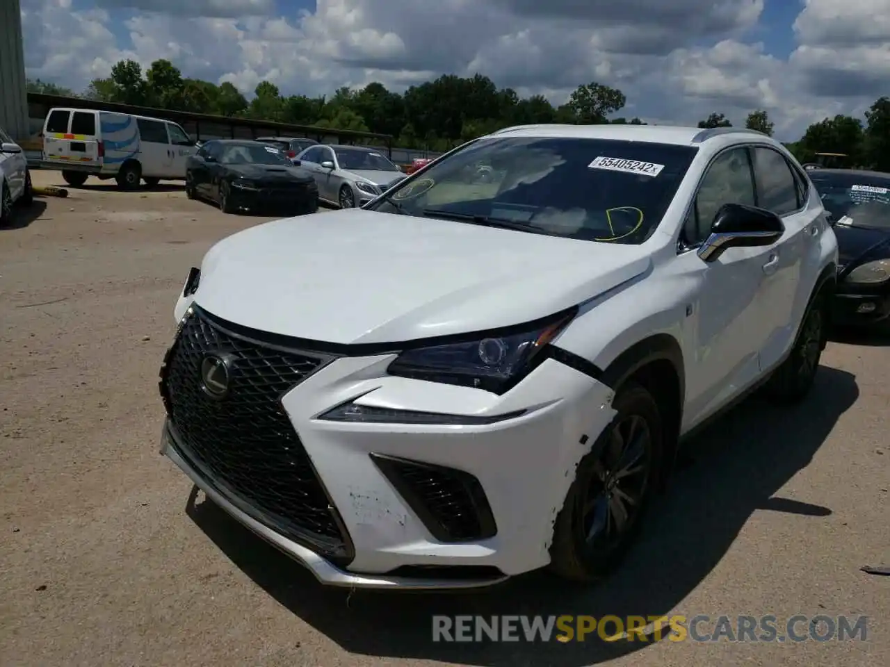 2 Photograph of a damaged car JTJYARBZ0K2136536 LEXUS NX 2019