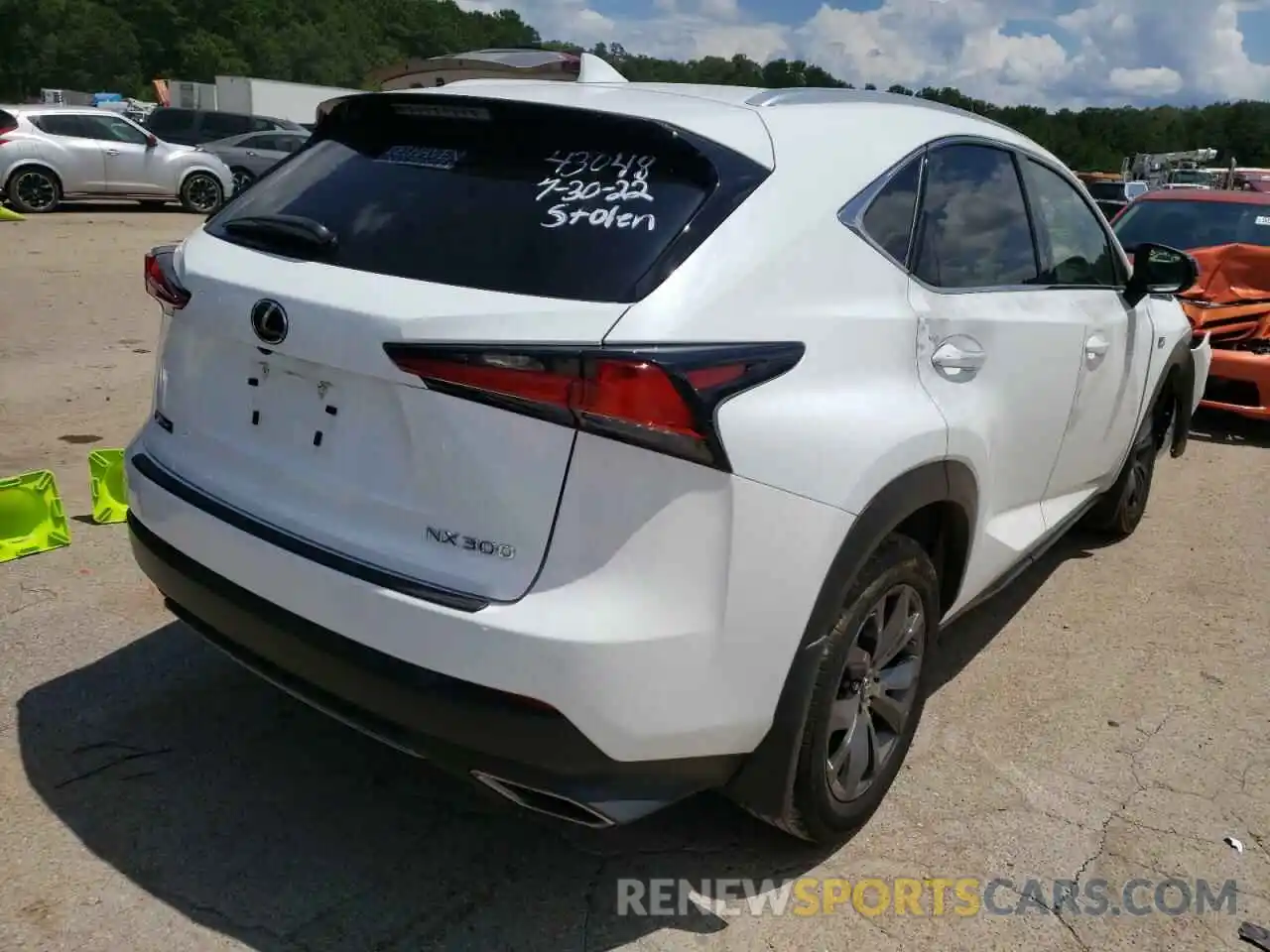 4 Photograph of a damaged car JTJYARBZ0K2136536 LEXUS NX 2019