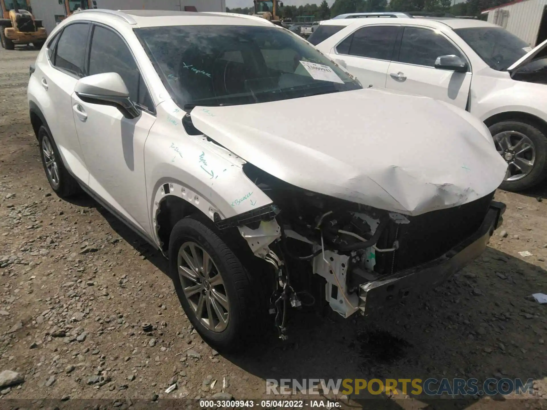 1 Photograph of a damaged car JTJYARBZ0K2137685 LEXUS NX 2019