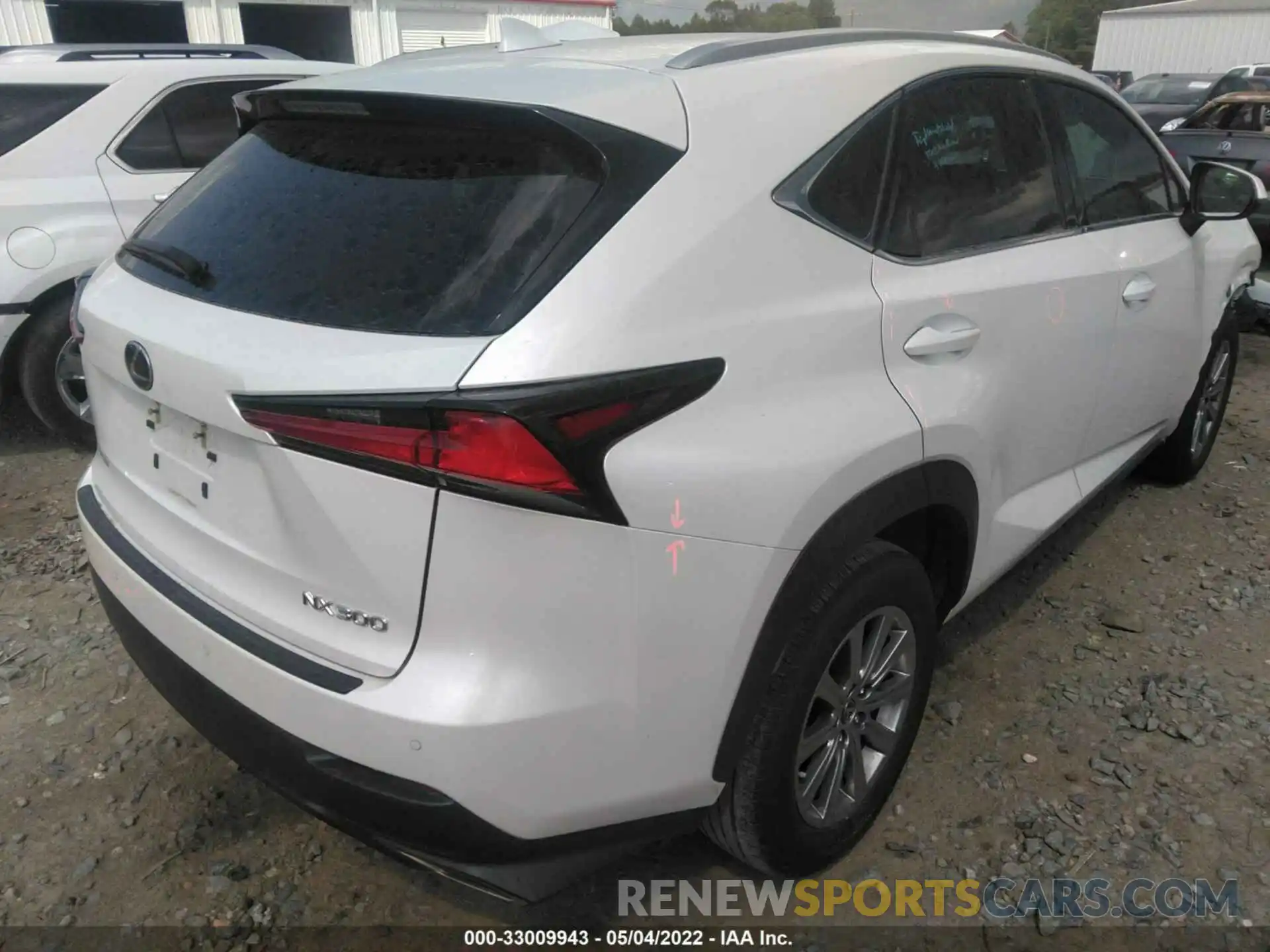 4 Фотография поврежденного автомобиля JTJYARBZ0K2137685 LEXUS NX 2019