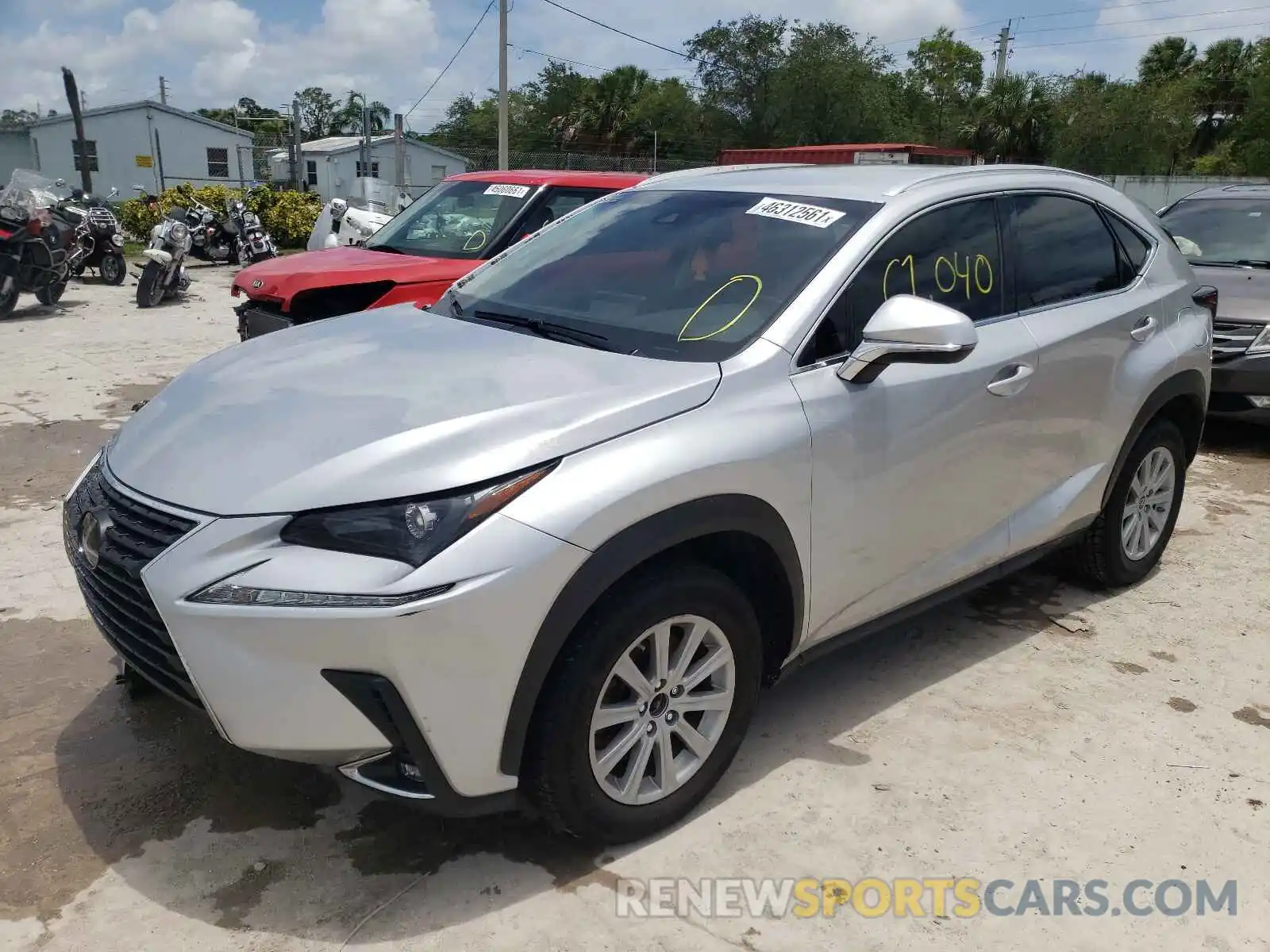 2 Photograph of a damaged car JTJYARBZ0K2138075 LEXUS NX 2019