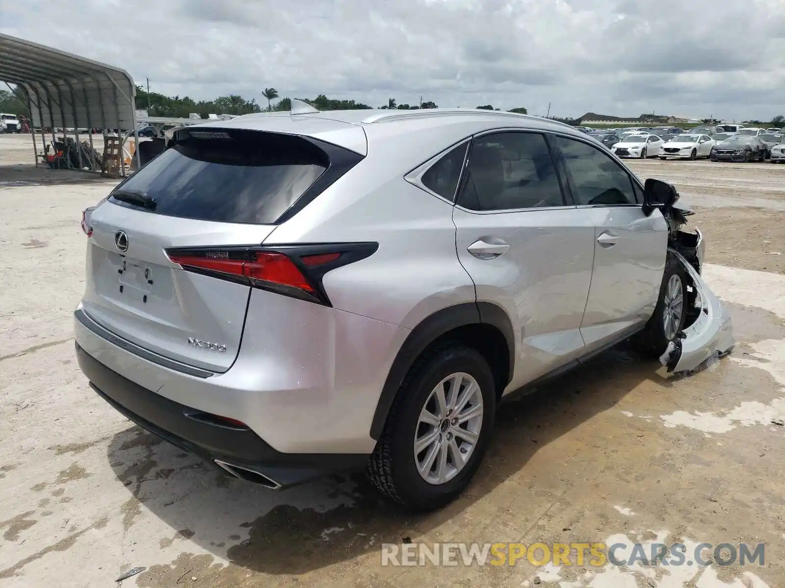 4 Фотография поврежденного автомобиля JTJYARBZ0K2138075 LEXUS NX 2019