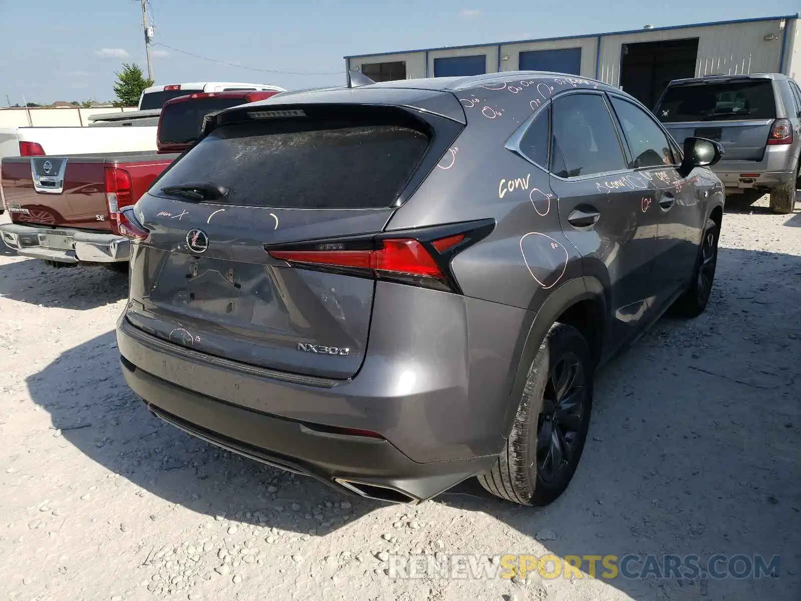 4 Фотография поврежденного автомобиля JTJYARBZ0K2138447 LEXUS NX 2019