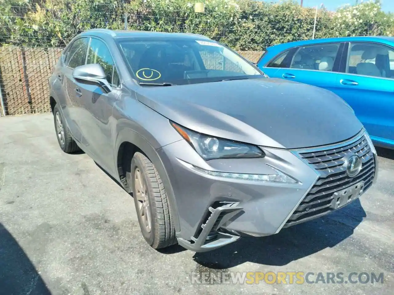 1 Photograph of a damaged car JTJYARBZ0K2142451 LEXUS NX 2019