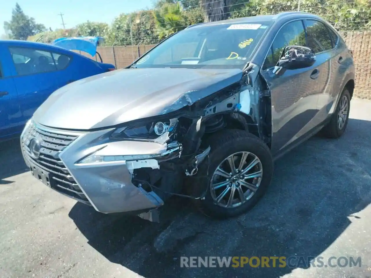 2 Photograph of a damaged car JTJYARBZ0K2142451 LEXUS NX 2019