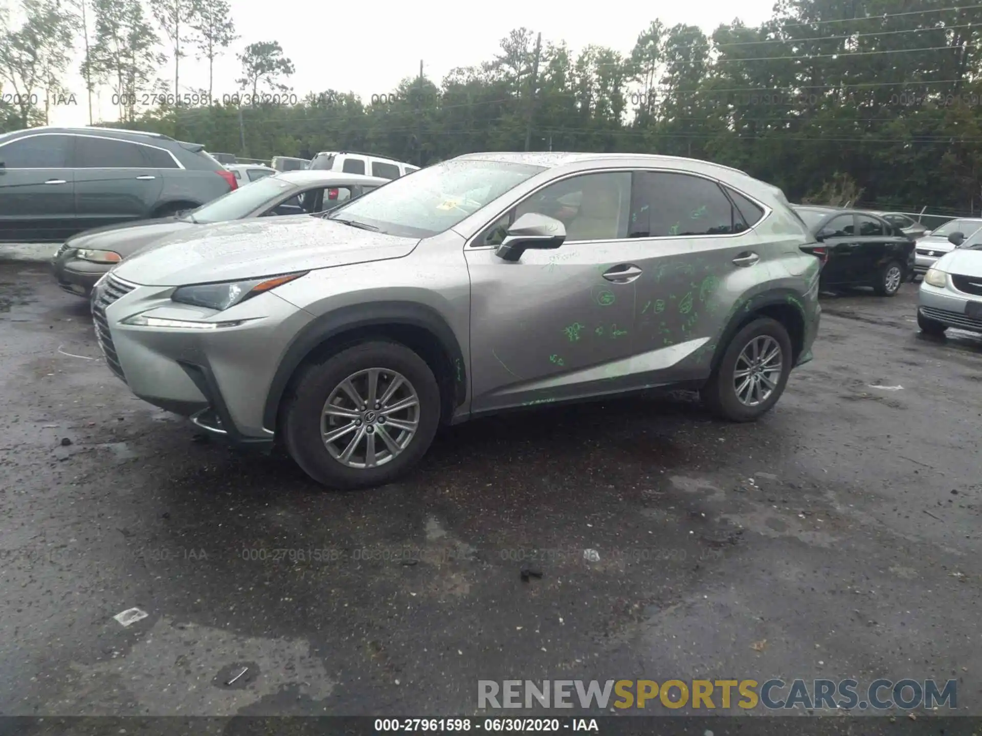 2 Photograph of a damaged car JTJYARBZ0K2142661 LEXUS NX 2019