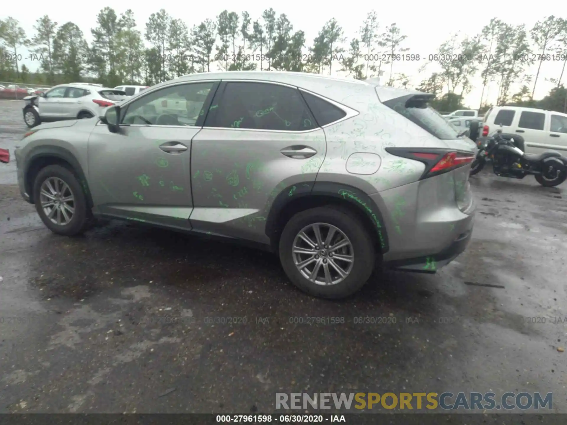 3 Фотография поврежденного автомобиля JTJYARBZ0K2142661 LEXUS NX 2019