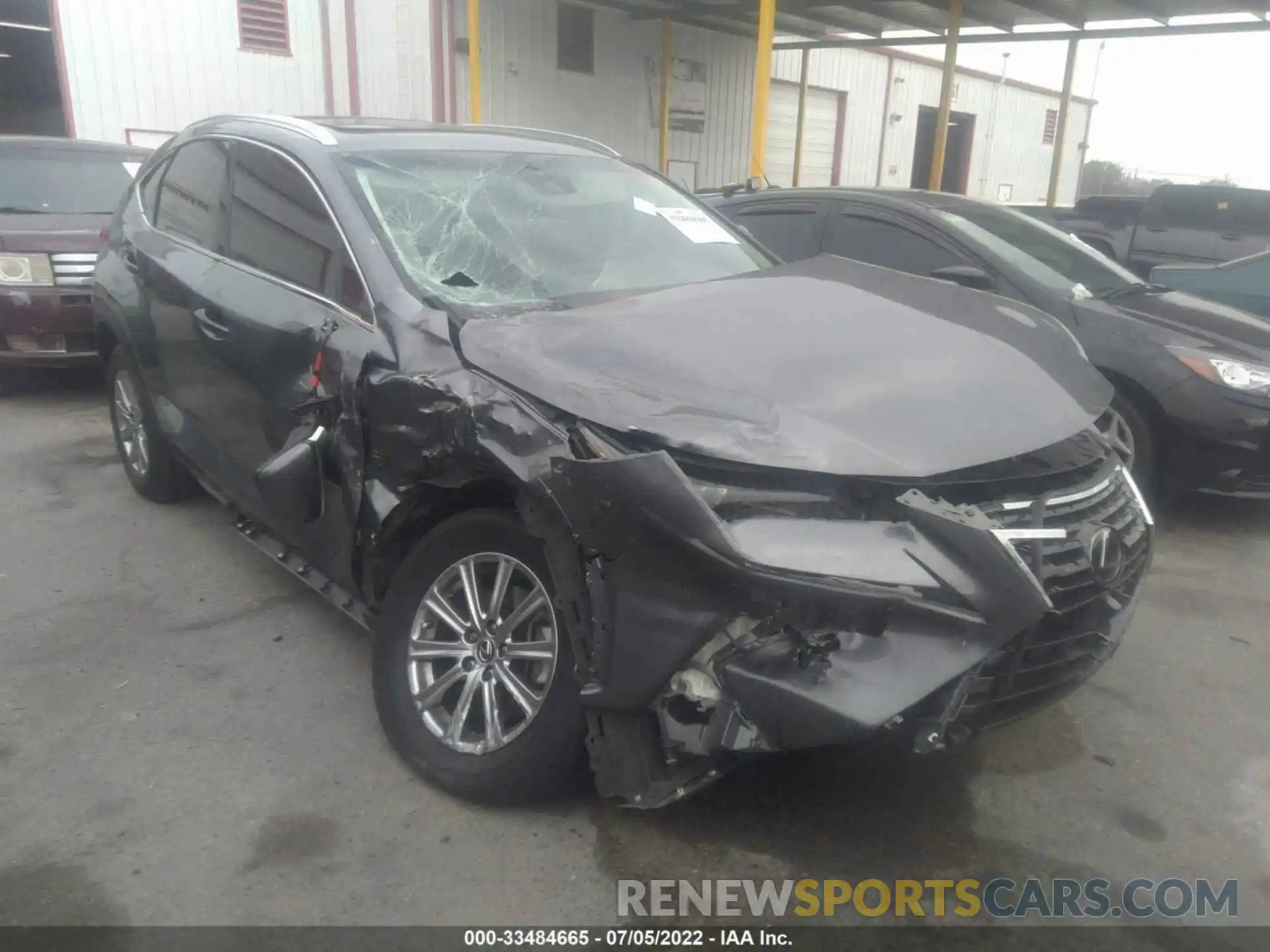 1 Photograph of a damaged car JTJYARBZ0K2142725 LEXUS NX 2019