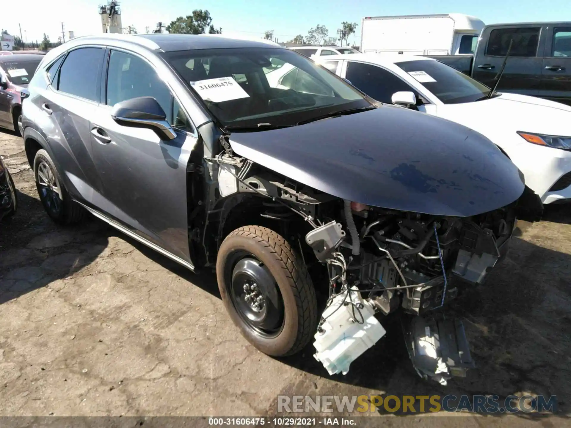 1 Photograph of a damaged car JTJYARBZ0K2143101 LEXUS NX 2019