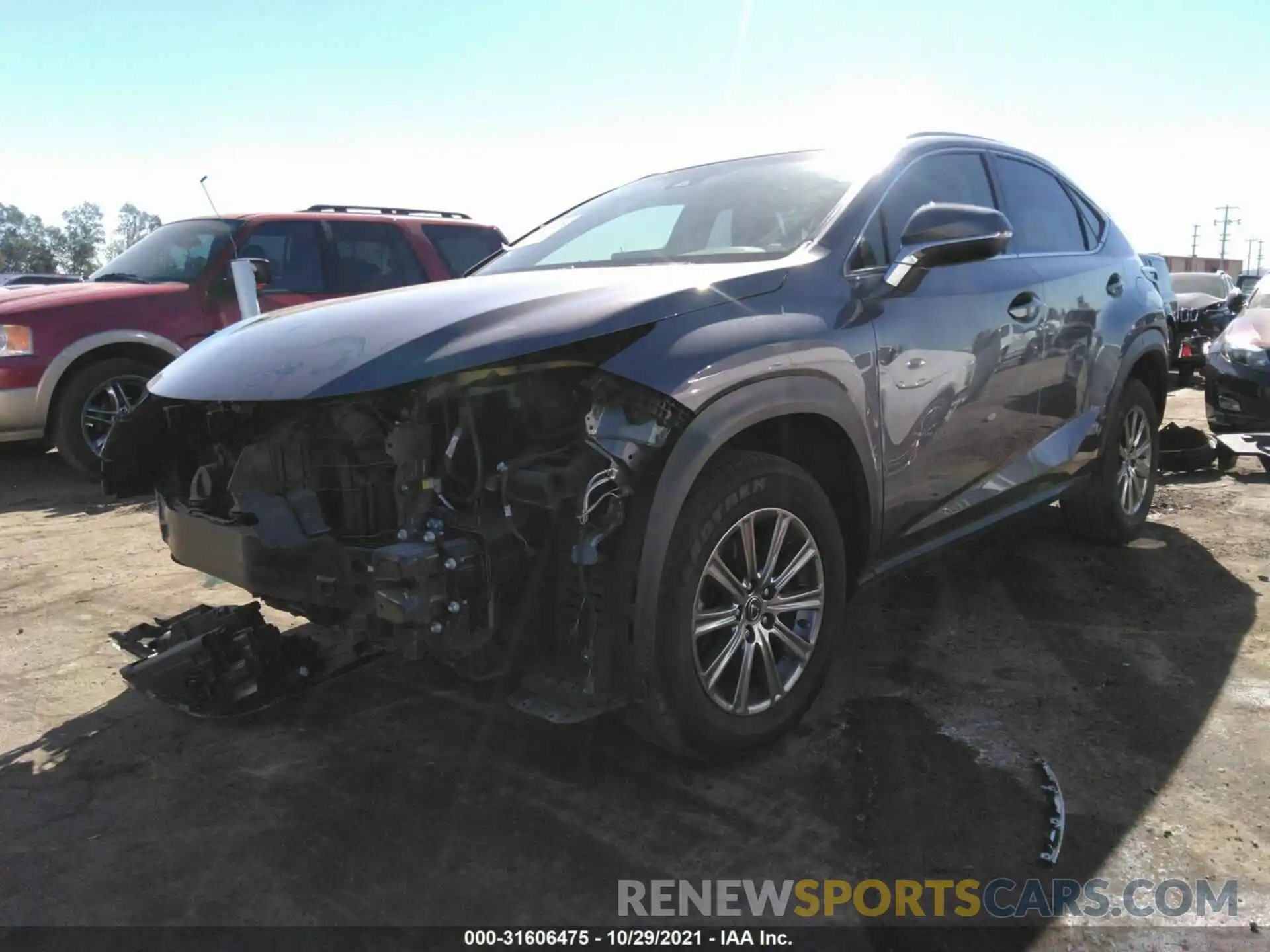 2 Photograph of a damaged car JTJYARBZ0K2143101 LEXUS NX 2019