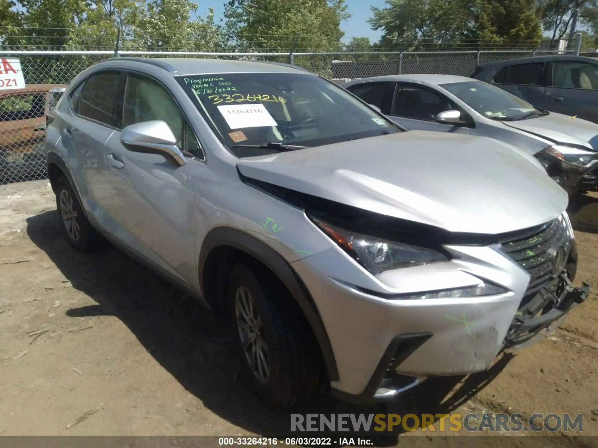 1 Photograph of a damaged car JTJYARBZ0K2145897 LEXUS NX 2019