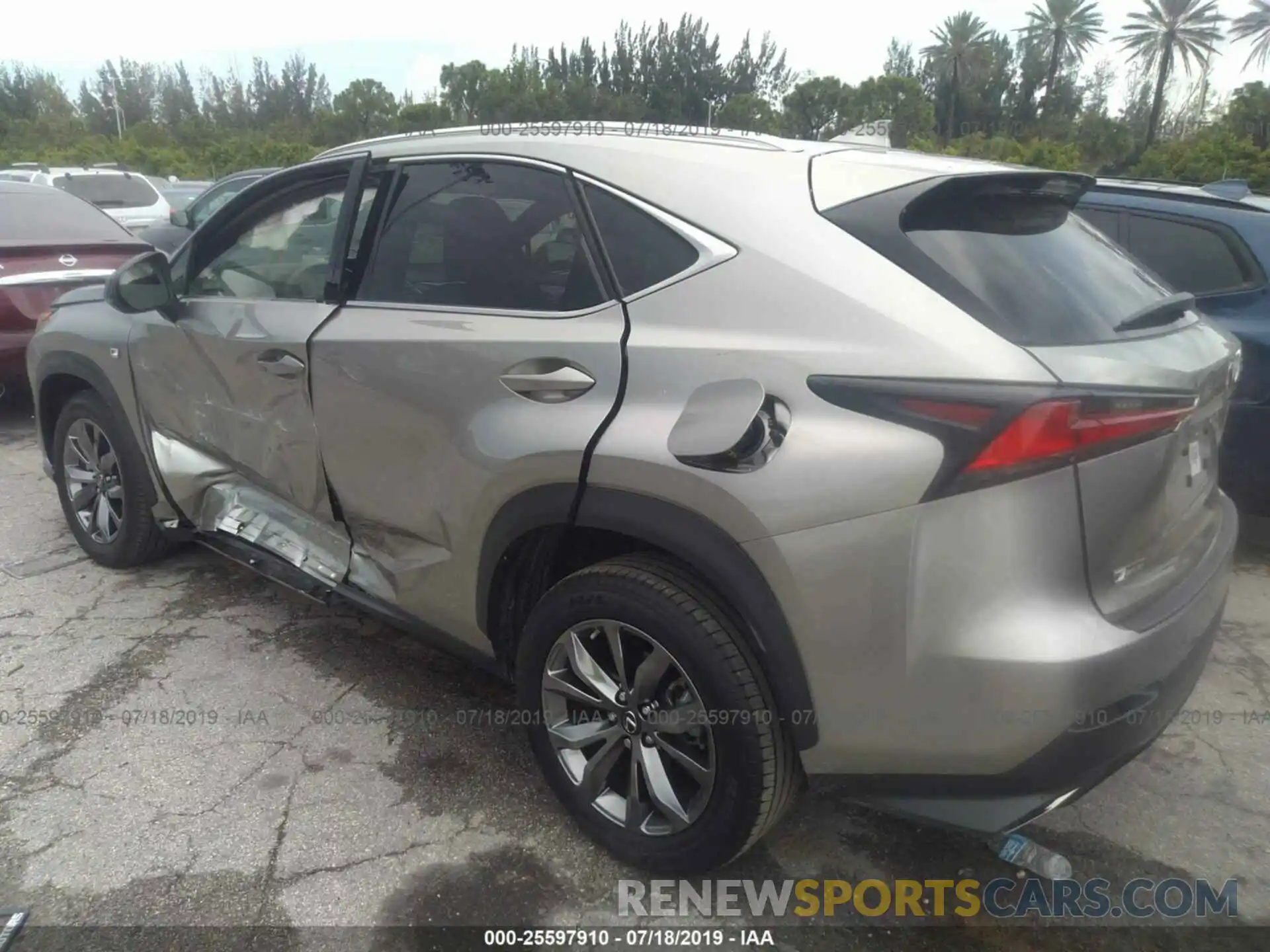 3 Photograph of a damaged car JTJYARBZ0K2150632 LEXUS NX 2019