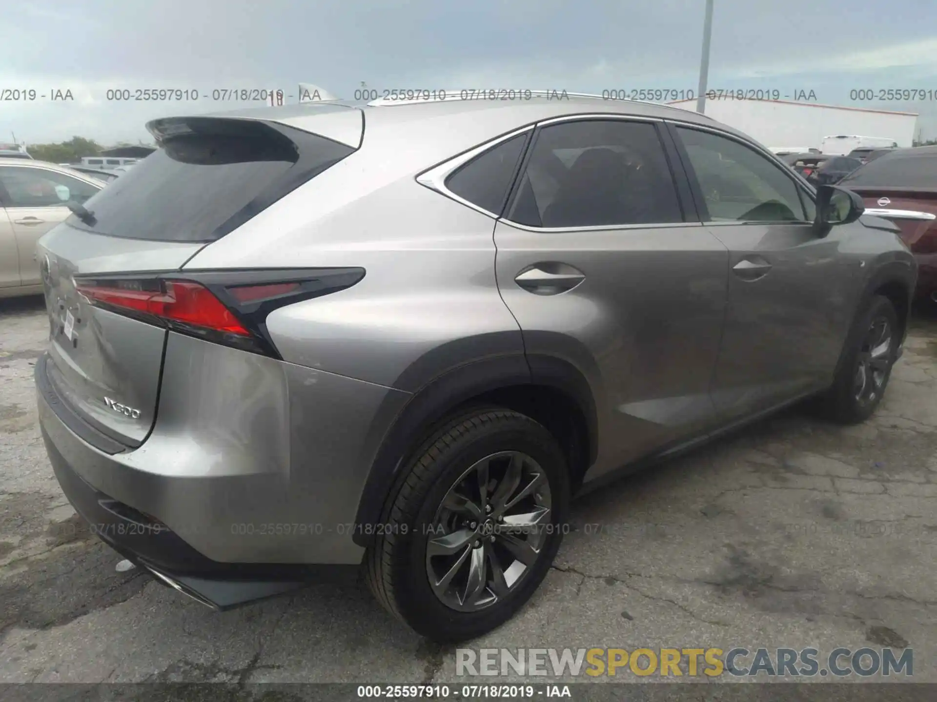 4 Photograph of a damaged car JTJYARBZ0K2150632 LEXUS NX 2019