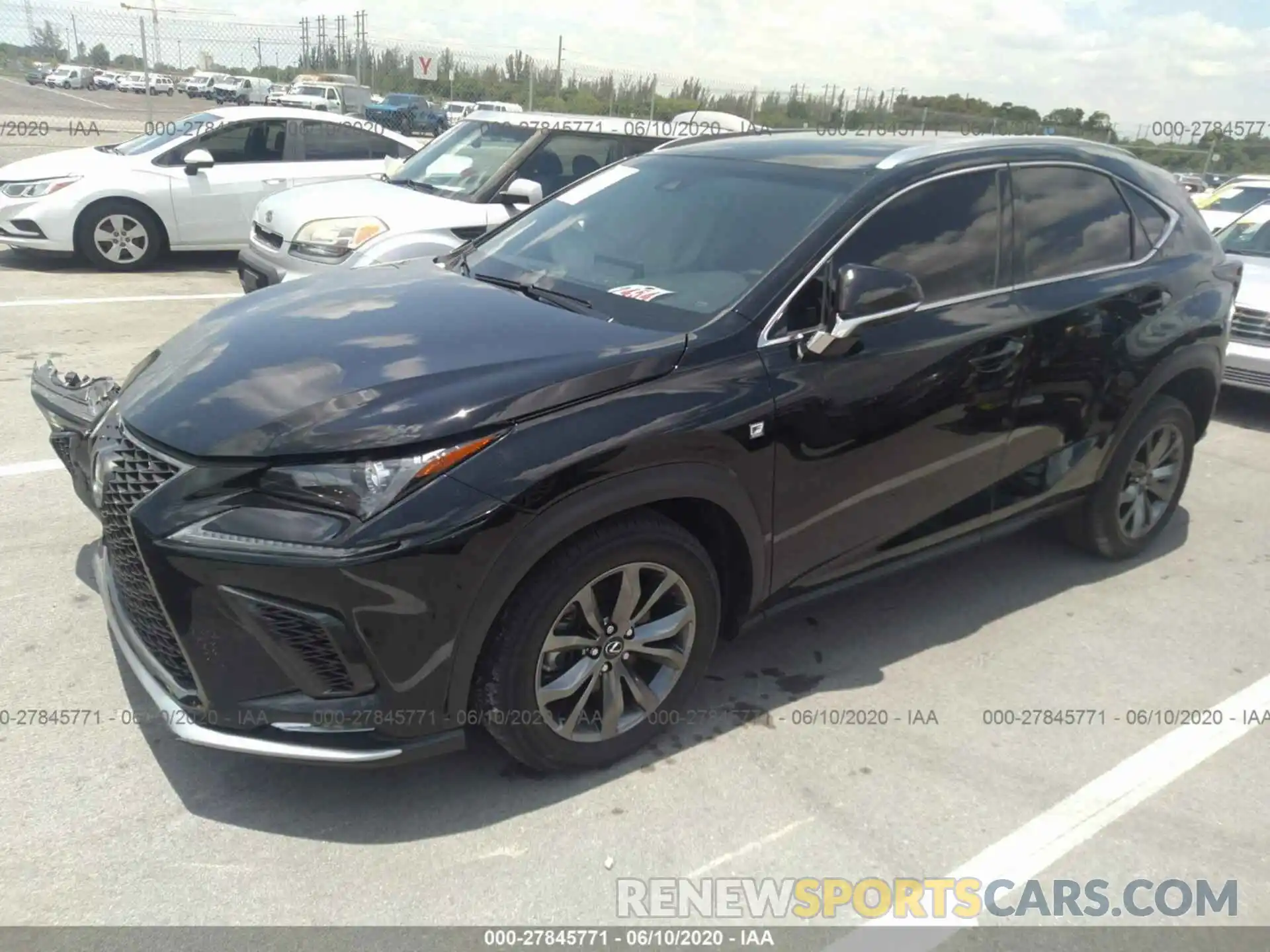 2 Фотография поврежденного автомобиля JTJYARBZ0K2151487 LEXUS NX 2019