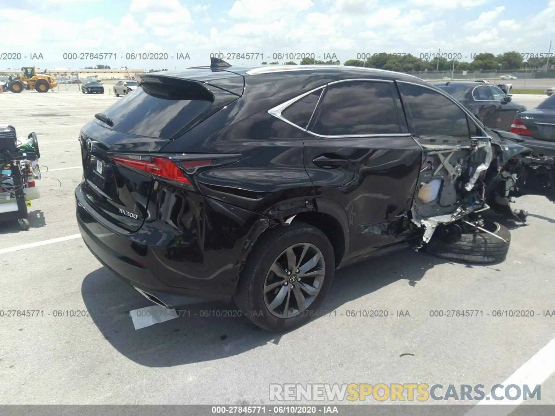 4 Фотография поврежденного автомобиля JTJYARBZ0K2151487 LEXUS NX 2019