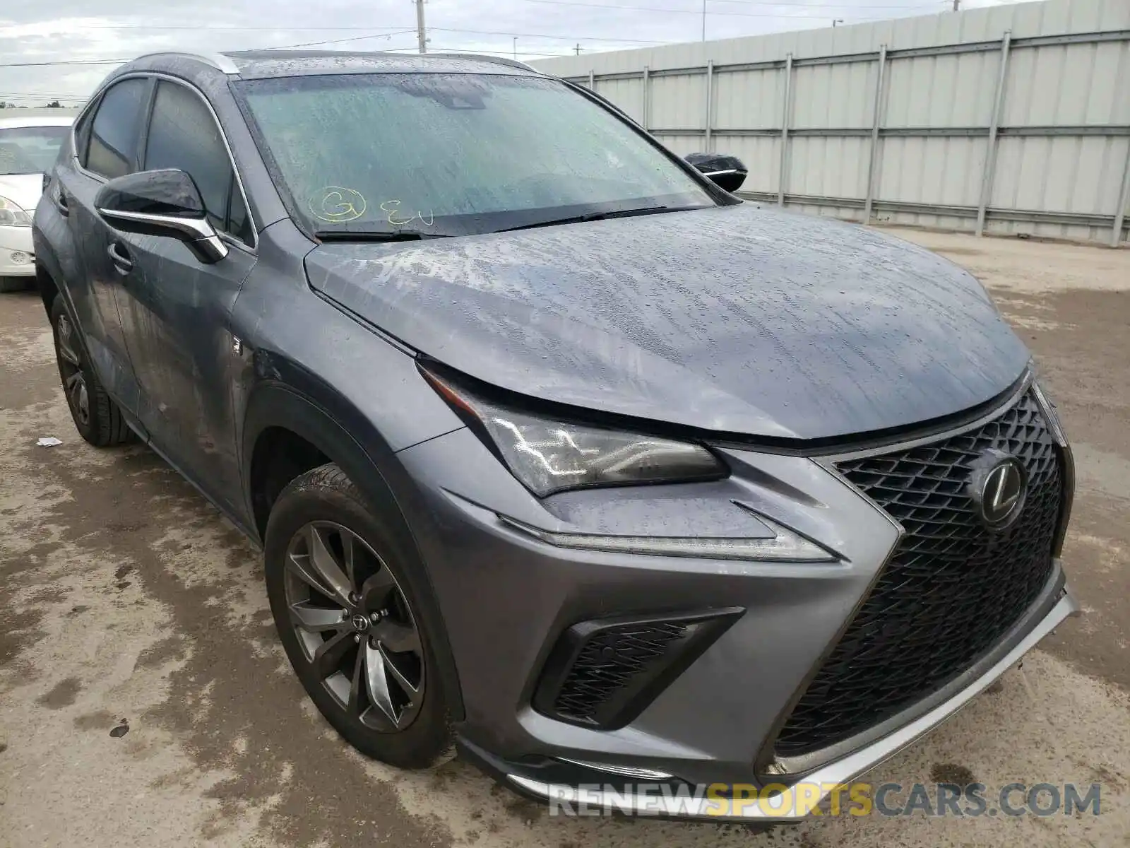 1 Photograph of a damaged car JTJYARBZ0K2153871 LEXUS NX 2019