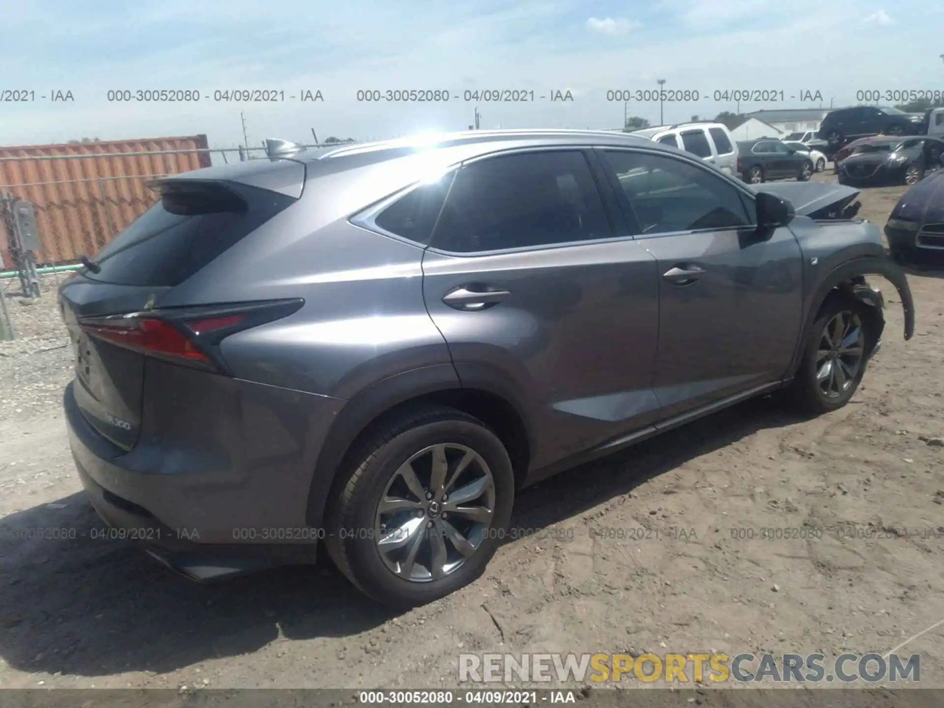 4 Фотография поврежденного автомобиля JTJYARBZ0K2154776 LEXUS NX 2019