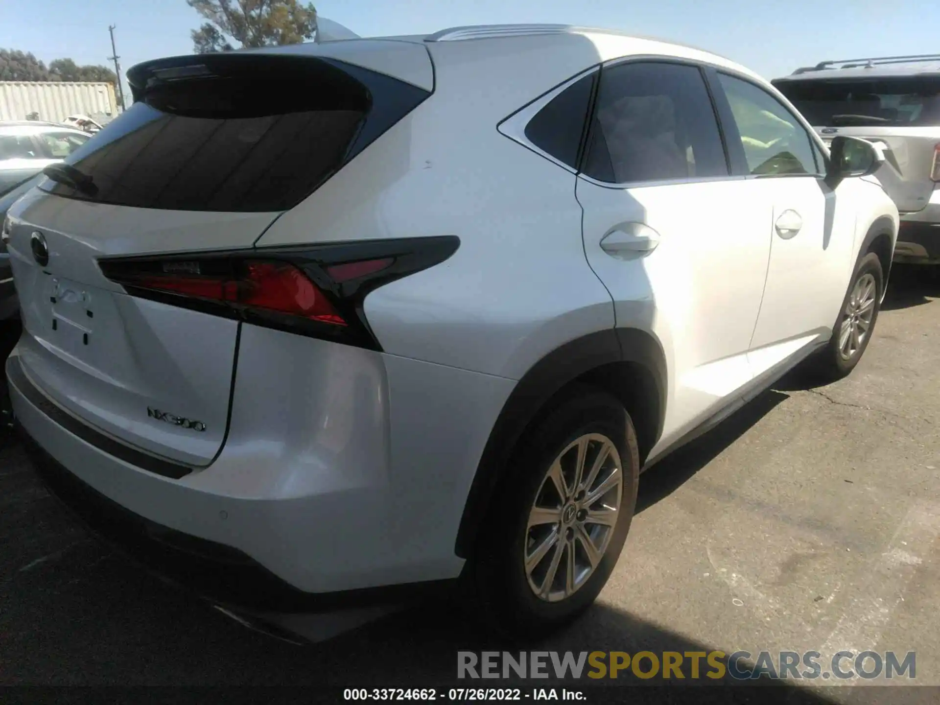 4 Фотография поврежденного автомобиля JTJYARBZ0K2155023 LEXUS NX 2019