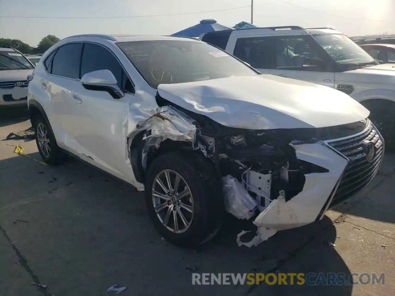 1 Photograph of a damaged car JTJYARBZ0K2156043 LEXUS NX 2019