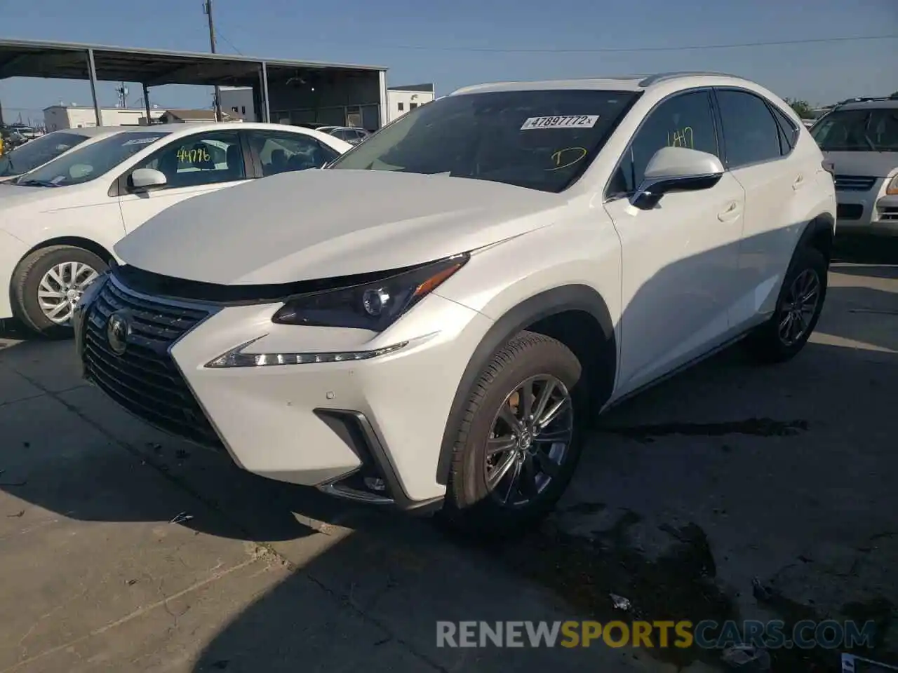 2 Фотография поврежденного автомобиля JTJYARBZ0K2156043 LEXUS NX 2019