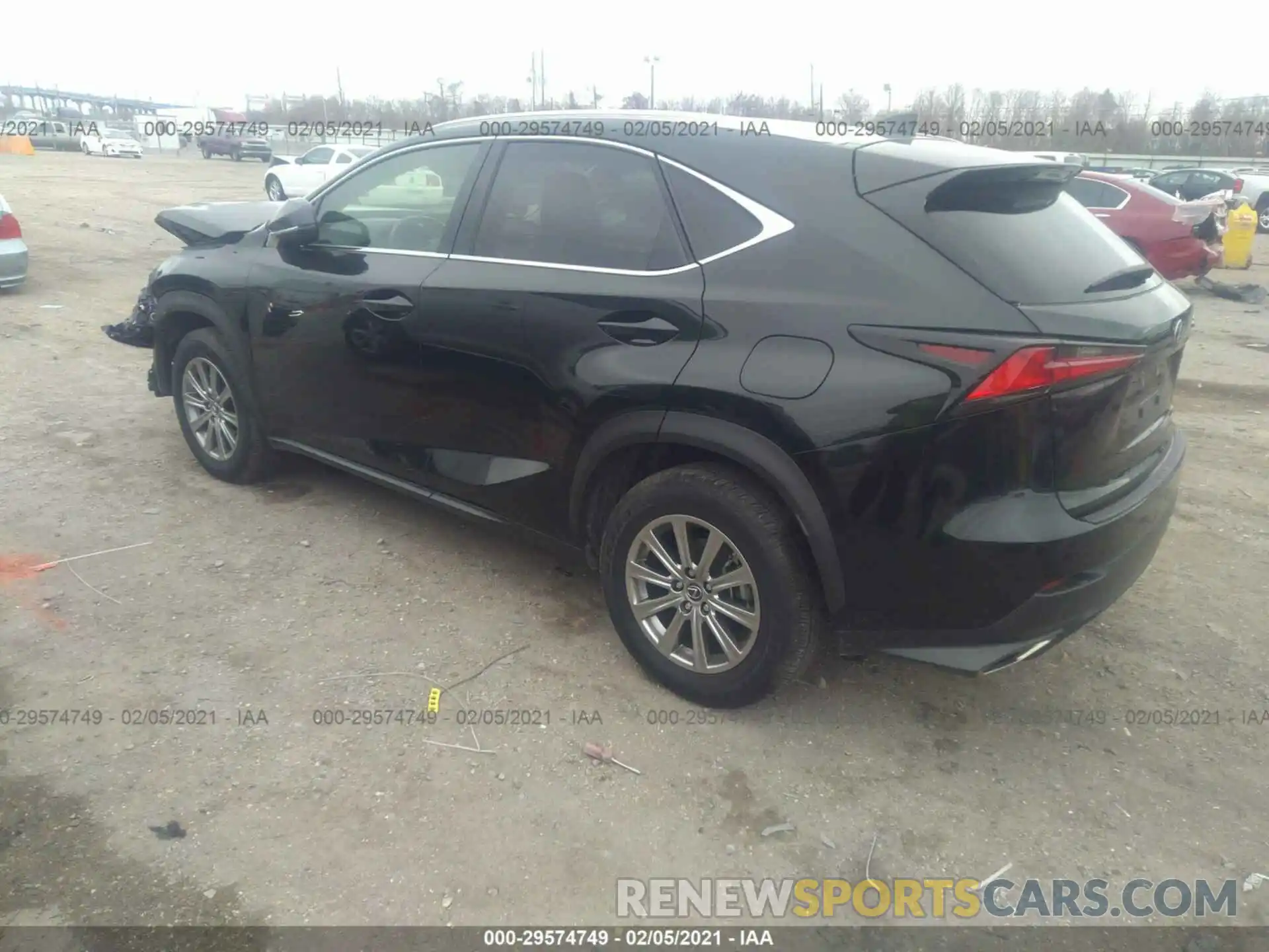 3 Фотография поврежденного автомобиля JTJYARBZ0K2156754 LEXUS NX 2019