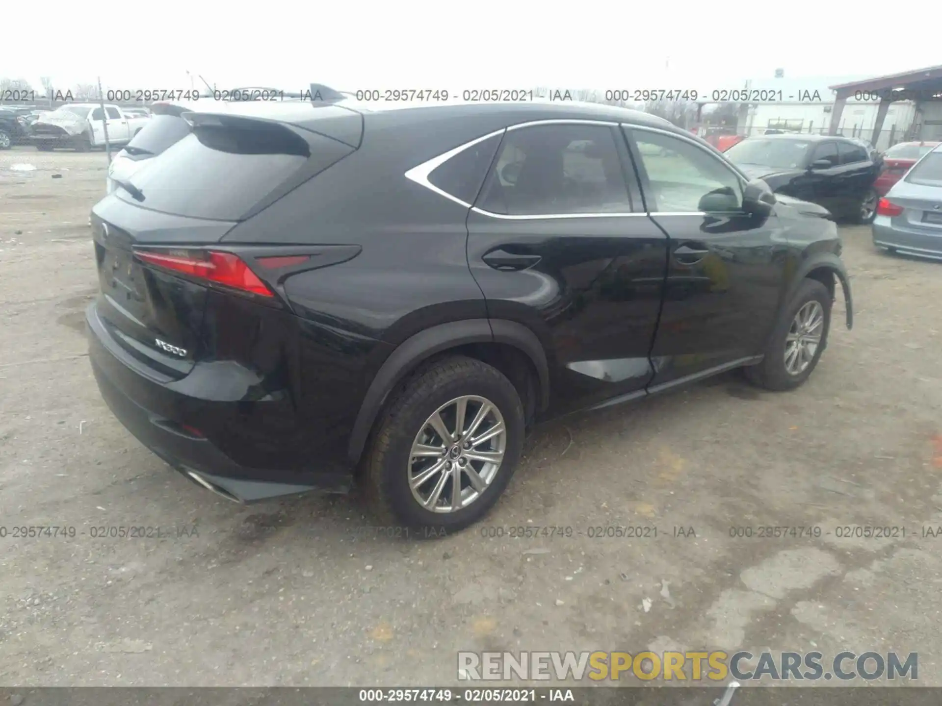 4 Фотография поврежденного автомобиля JTJYARBZ0K2156754 LEXUS NX 2019