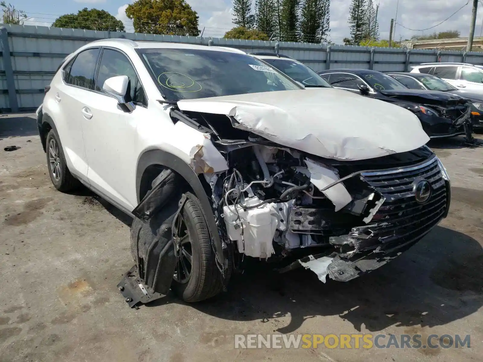 1 Photograph of a damaged car JTJYARBZ0K2157113 LEXUS NX 2019