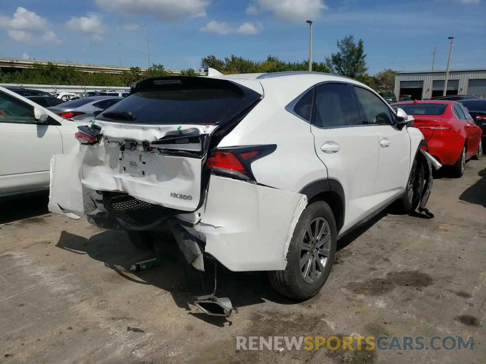 4 Photograph of a damaged car JTJYARBZ0K2157113 LEXUS NX 2019