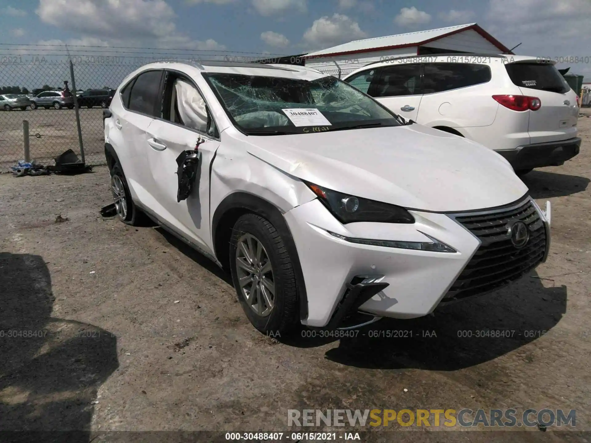 1 Photograph of a damaged car JTJYARBZ1K2117333 LEXUS NX 2019