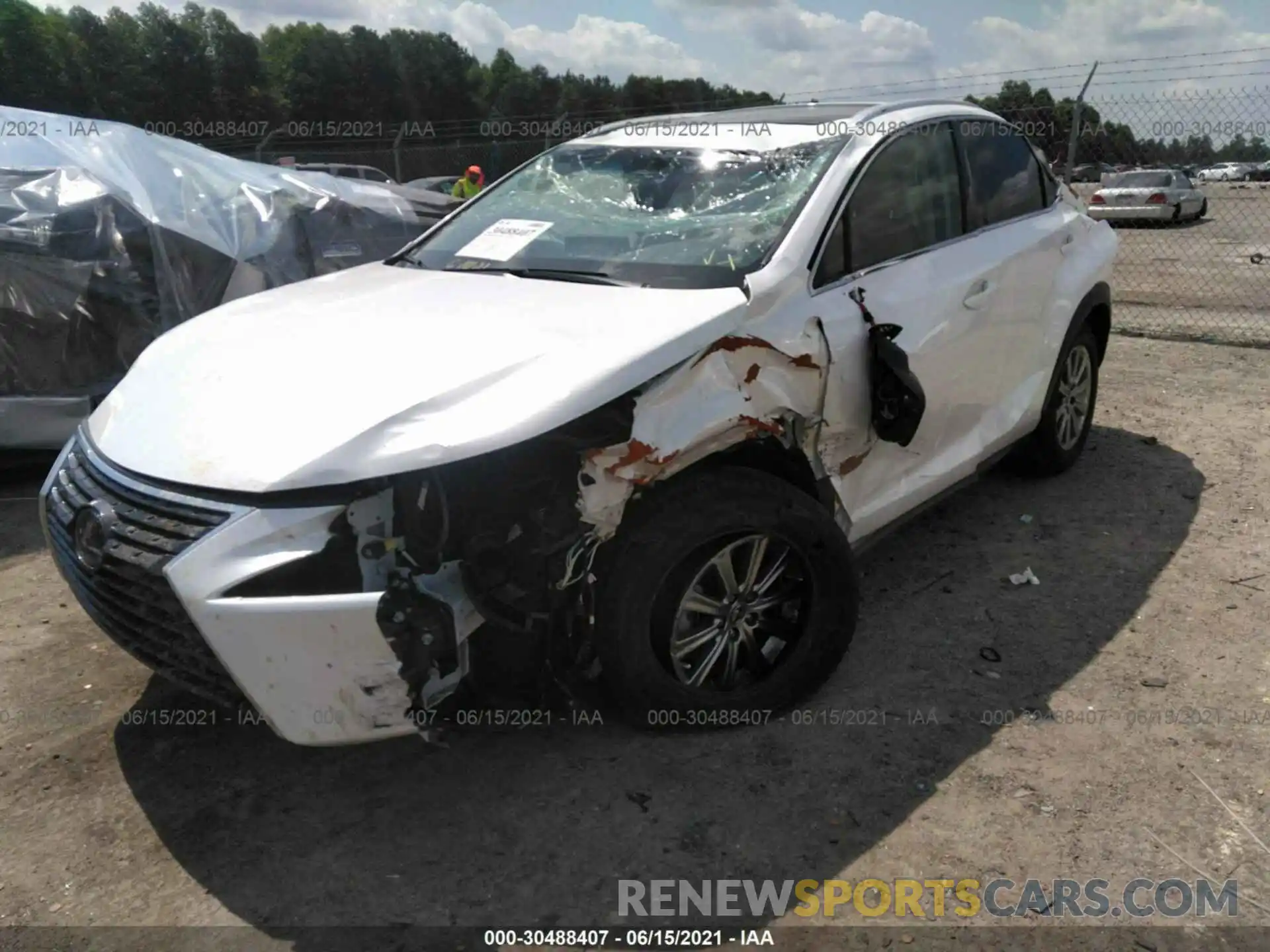 2 Photograph of a damaged car JTJYARBZ1K2117333 LEXUS NX 2019