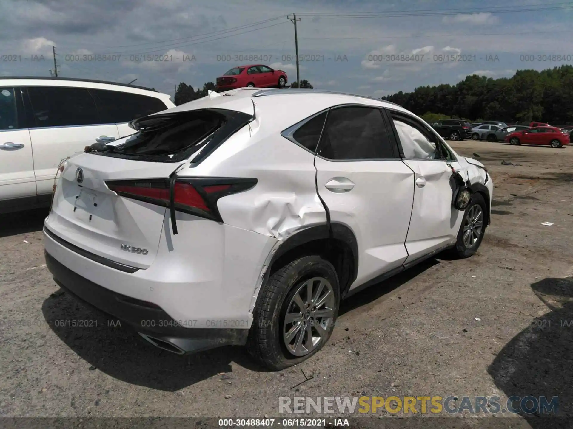 4 Photograph of a damaged car JTJYARBZ1K2117333 LEXUS NX 2019