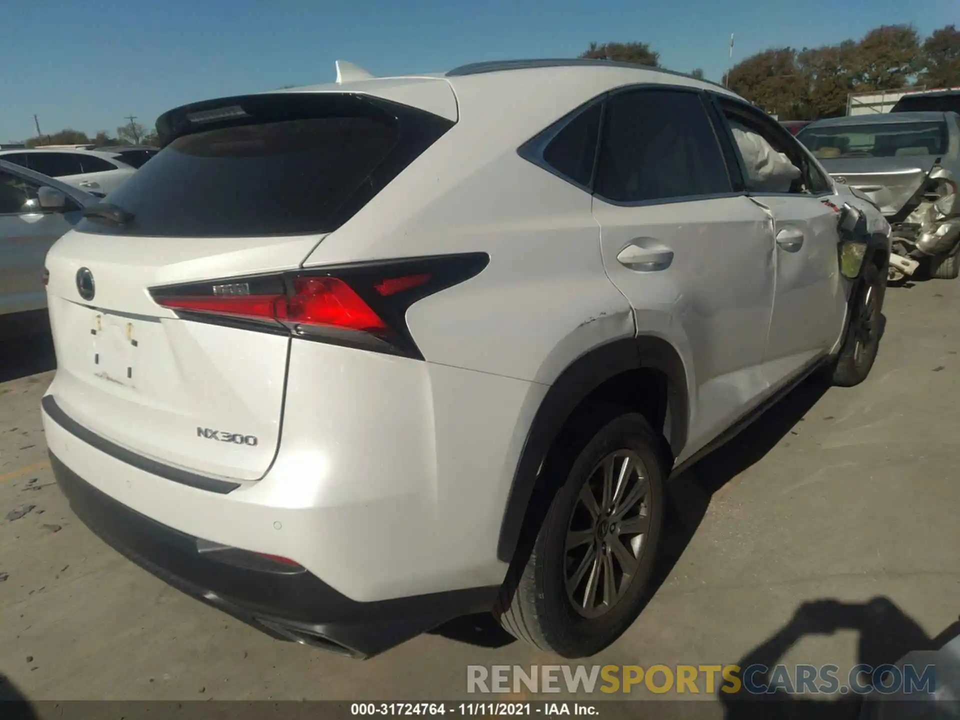 4 Фотография поврежденного автомобиля JTJYARBZ1K2119146 LEXUS NX 2019