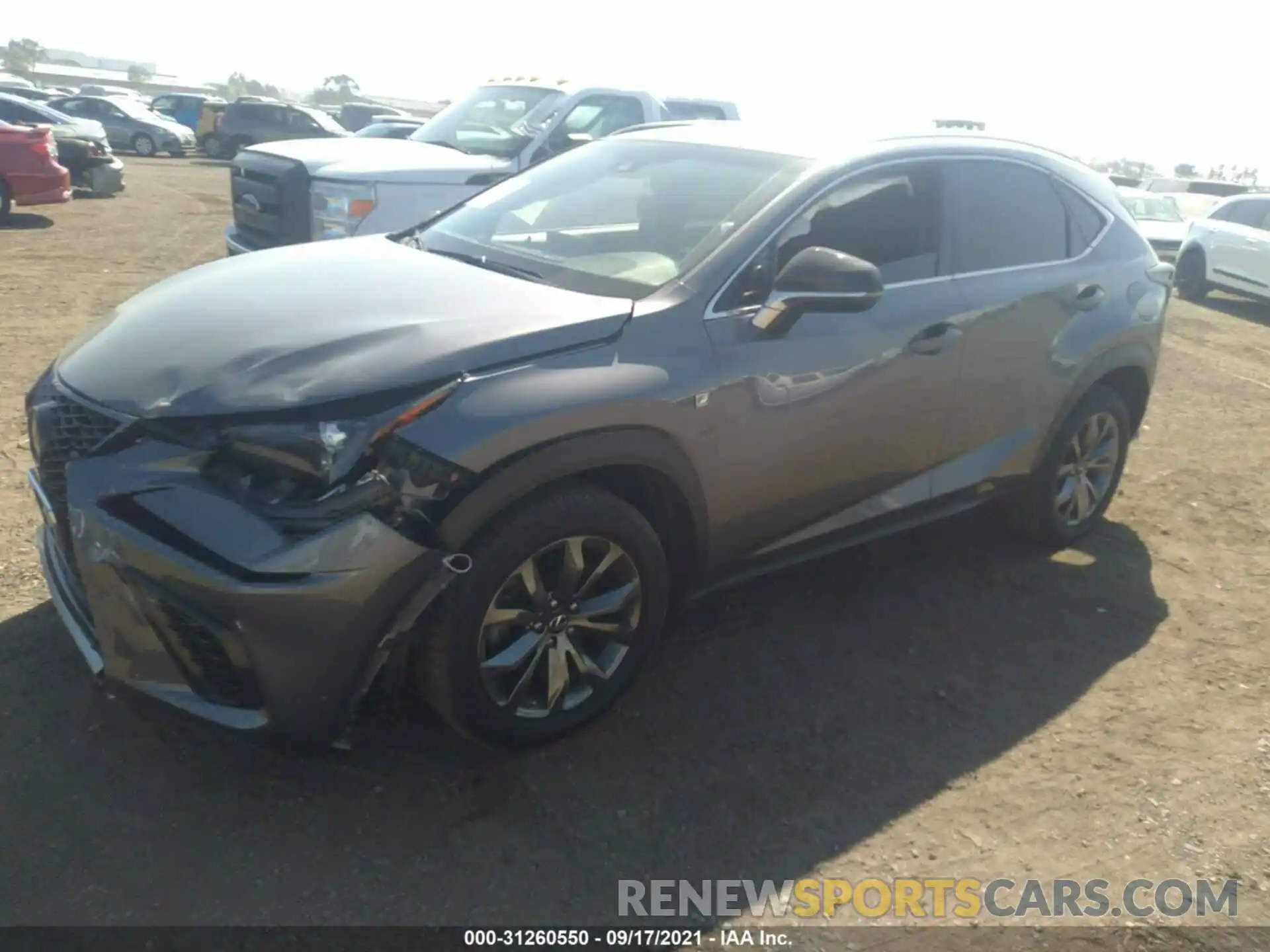 2 Photograph of a damaged car JTJYARBZ1K2120927 LEXUS NX 2019