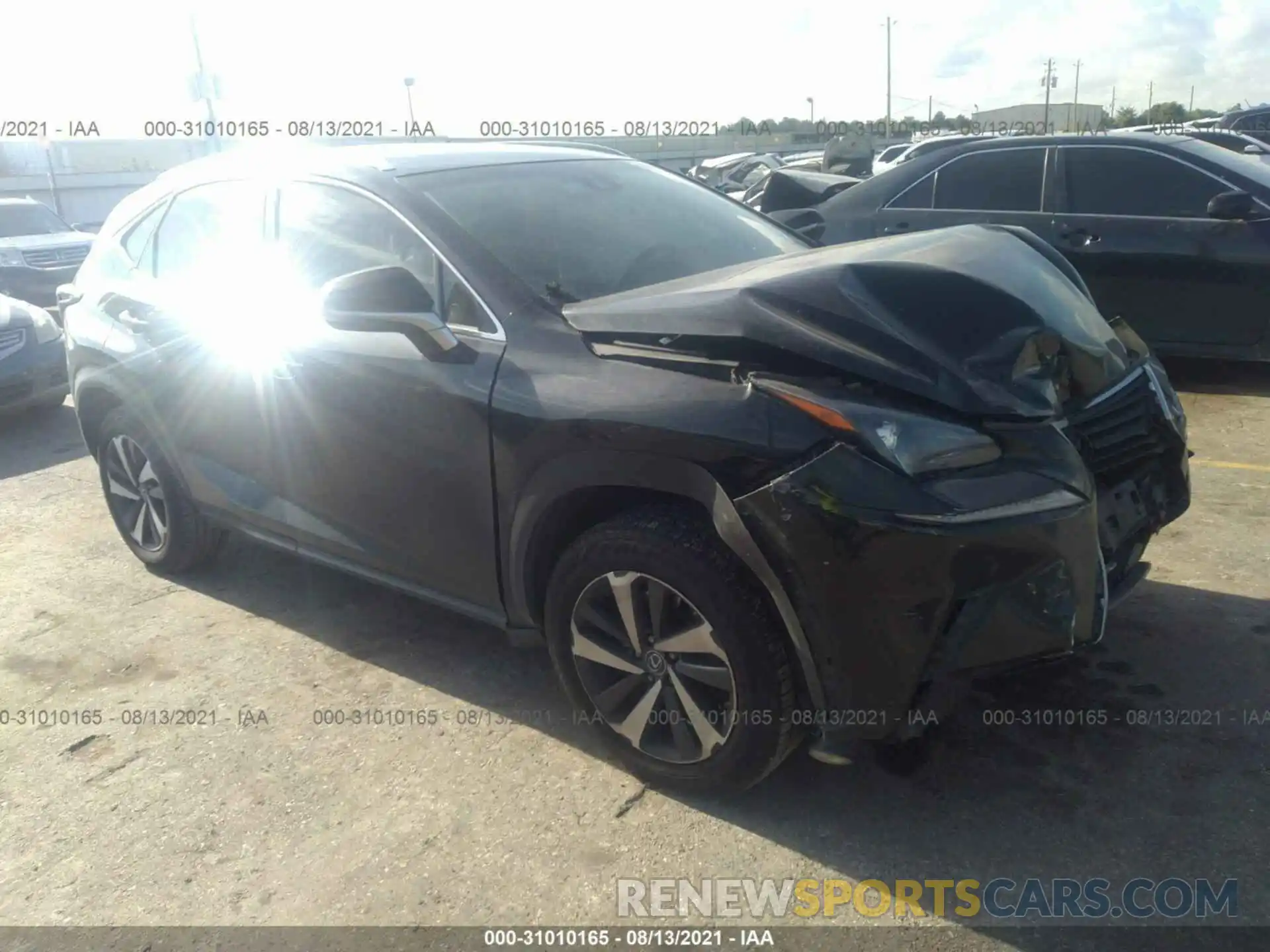 1 Photograph of a damaged car JTJYARBZ1K2121768 LEXUS NX 2019