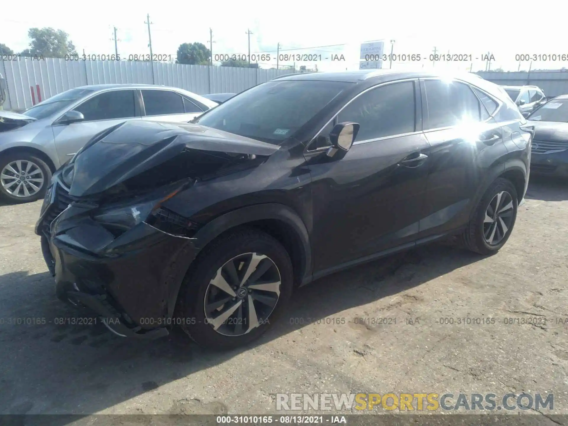 2 Photograph of a damaged car JTJYARBZ1K2121768 LEXUS NX 2019