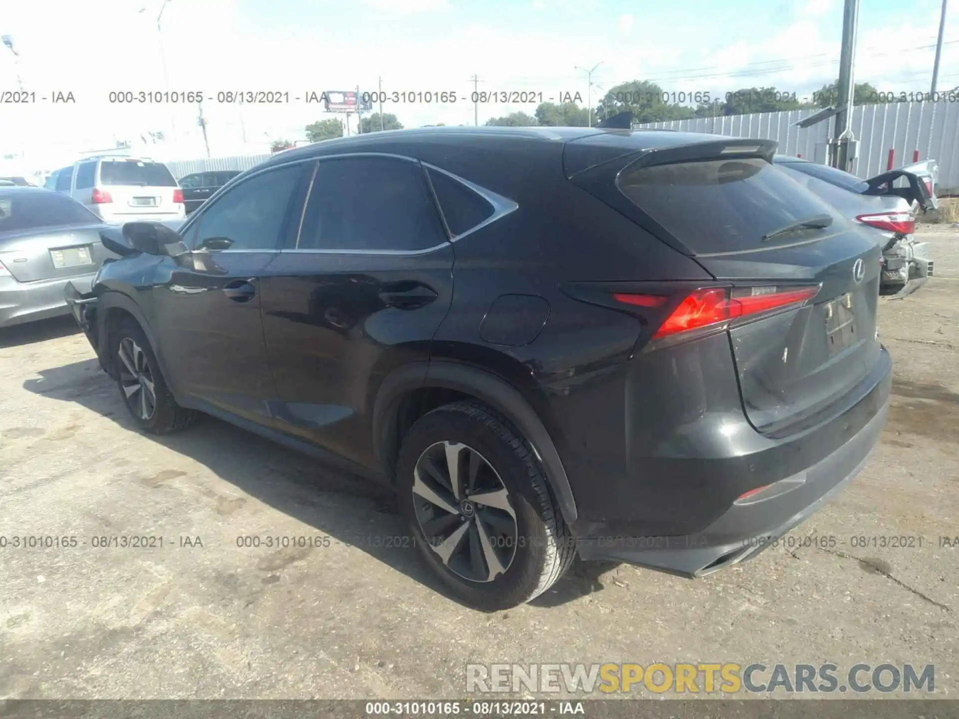 3 Photograph of a damaged car JTJYARBZ1K2121768 LEXUS NX 2019