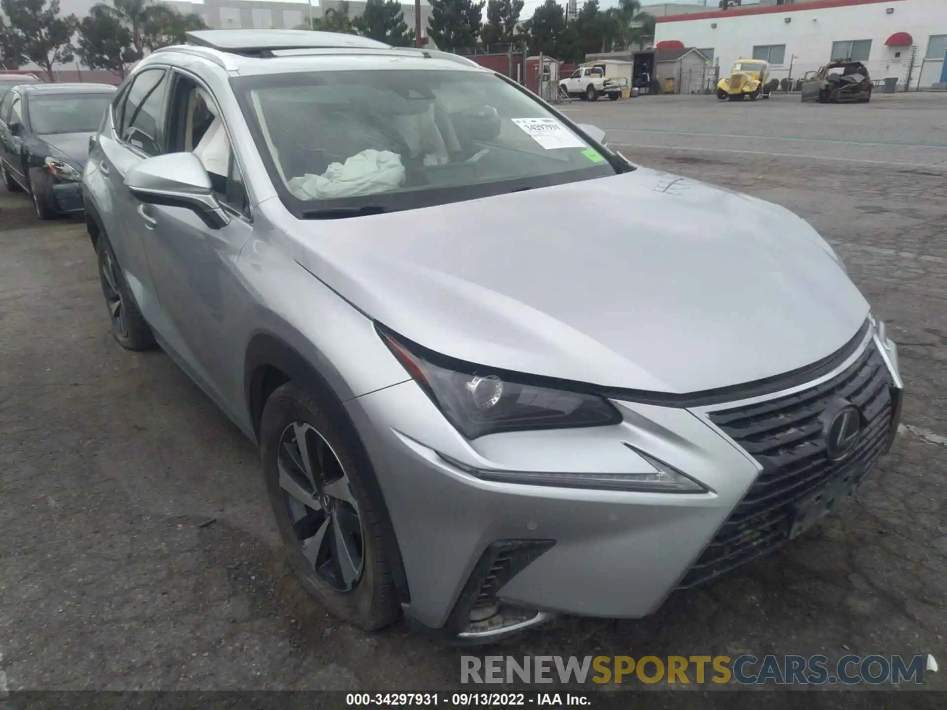 1 Photograph of a damaged car JTJYARBZ1K2123729 LEXUS NX 2019